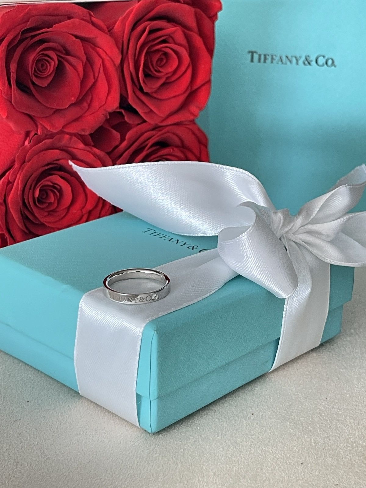 Tiffany & Co. Tiffany & Co. Band Ring in Platinum Diamond 5.5 NEW $2,400 Size ONE SIZE - 9 Thumbnail