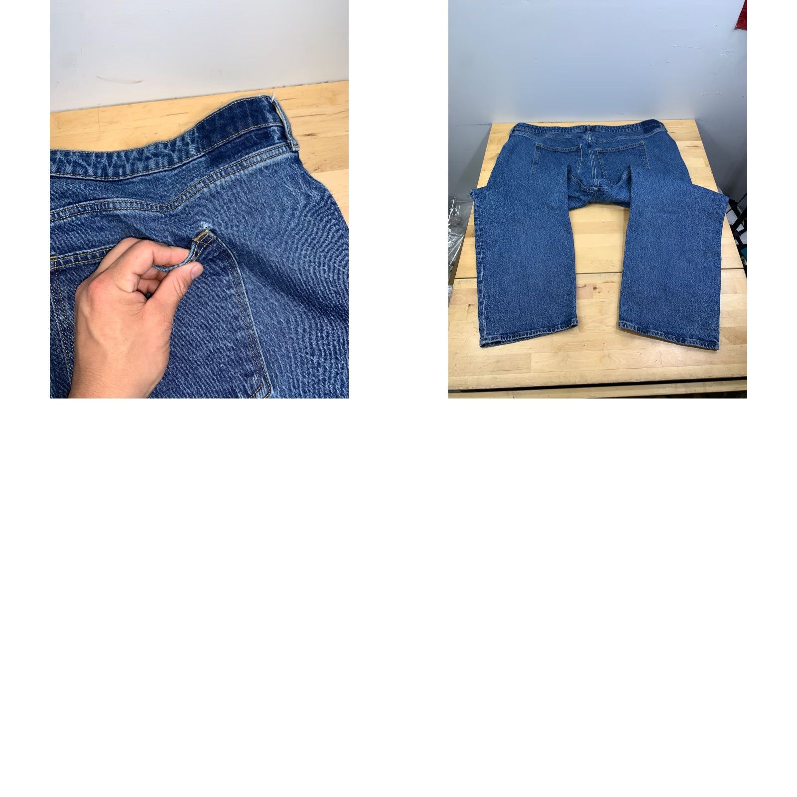 Abercrombie & Fitch Abercrombie & Fitch High Rise Straight Jeans Women 38 Blue 5-Pocket Denim 90s Bohemian 27in Inseam Mens Womens Boys Girls Size 26" / US 2 / IT 38 - 9 Thumbnail