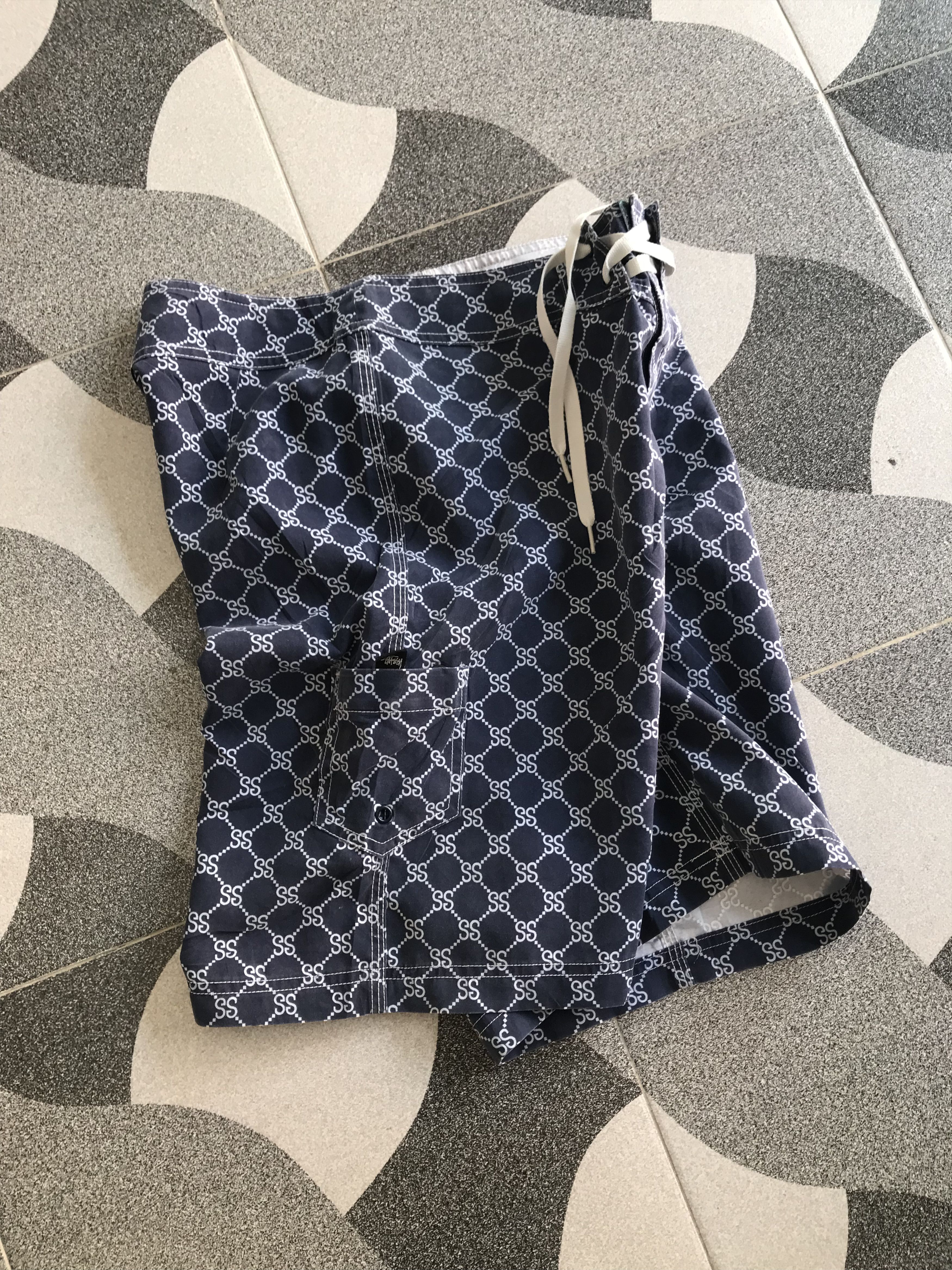 Stussy Vintage Stussy Monogram Shorts Size US 30 / EU 46 - 4 Thumbnail