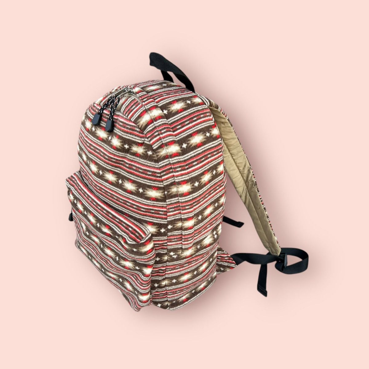 Japanese Brand × Jun Takahashi × Uniqlo VINTAGE UNIQLO NATIVE NORDIC MICRO FLEECE BACKPACK Size ONE SIZE - 3 Thumbnail