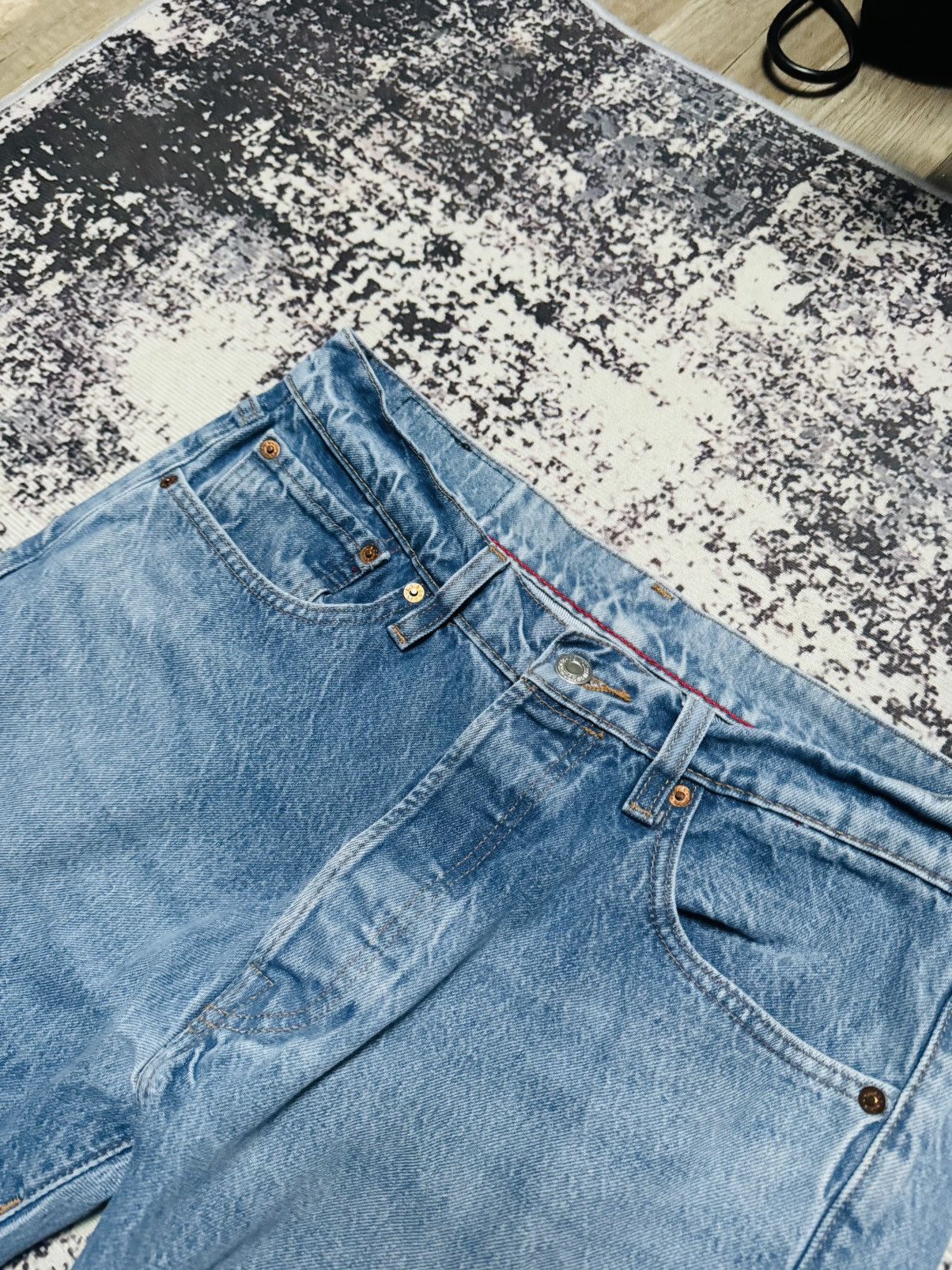 Levi's Made & Crafted × Levi's Vintage Clothing × Vintage Levis Vintage Clothing 501 Selvedge Selvage Denim Jeans 32 Size US 32 / EU 48 - 4 Thumbnail