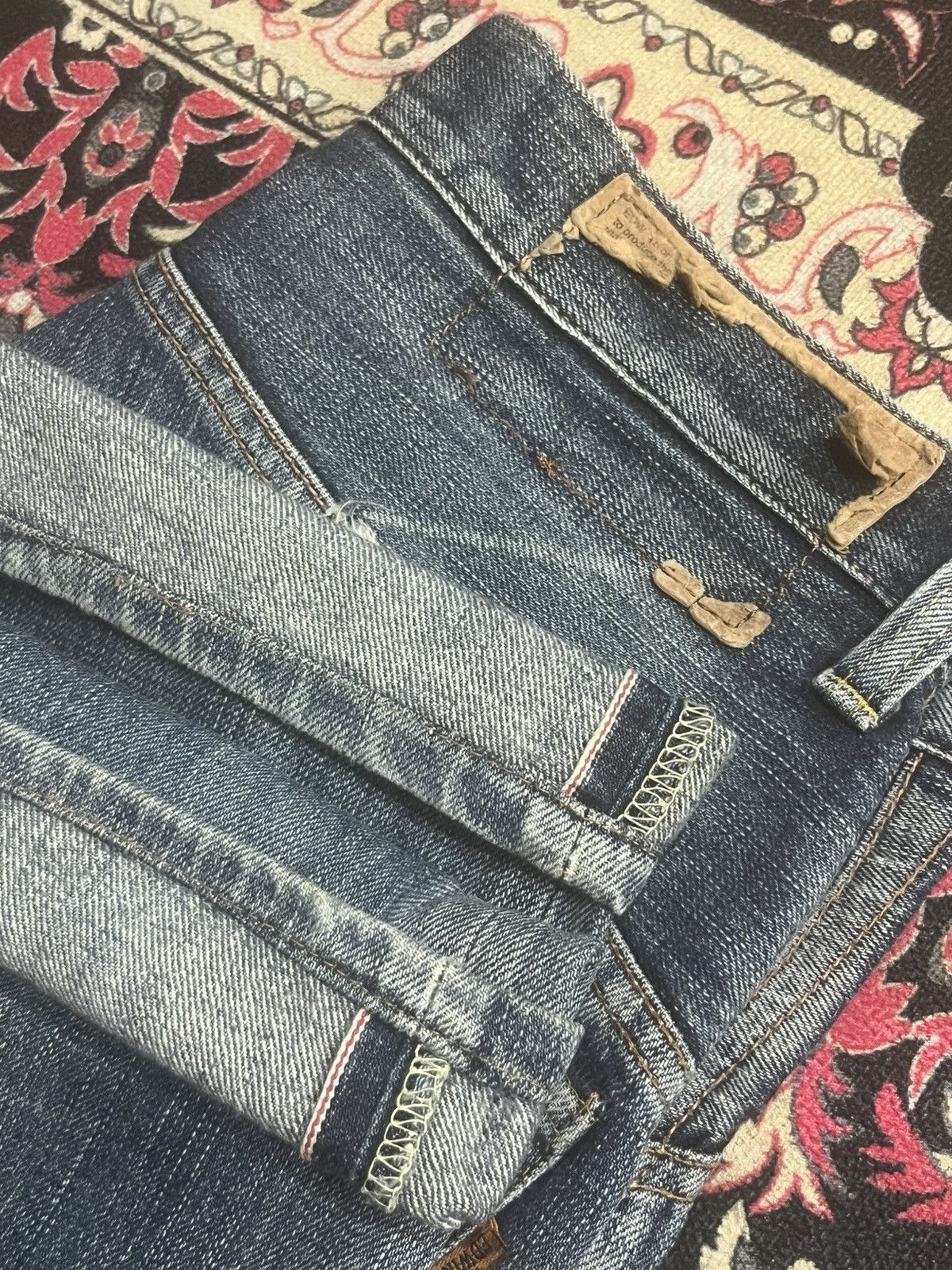 Vintage Vintage Japanese Brand Edwin 505 Half Selvedge Blue Jeans Size US 32 / EU 48 - 14 Thumbnail