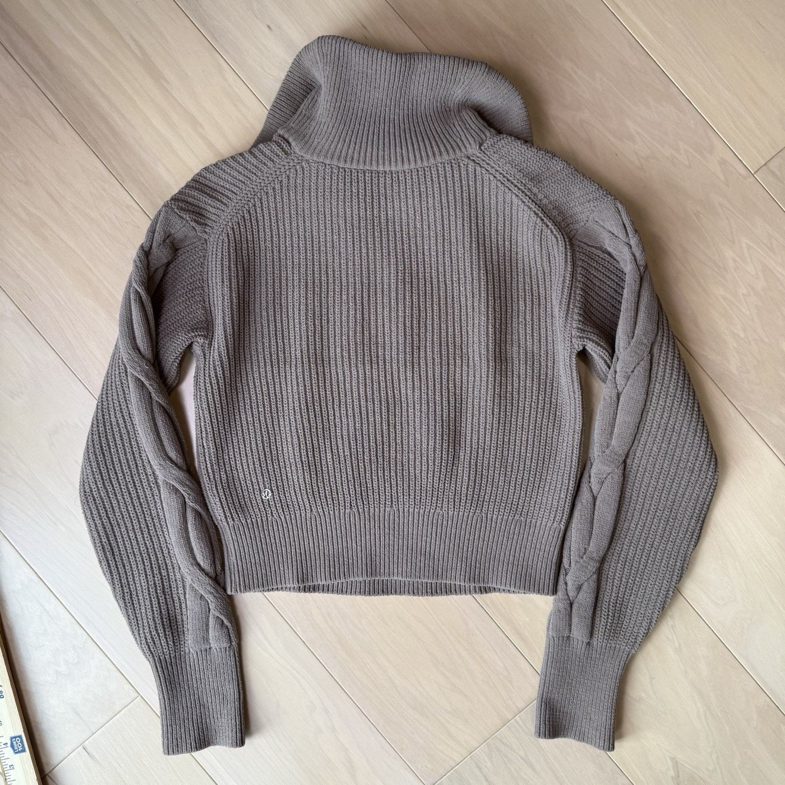 Lululemon Lululemon Cable Knit Oversized Half Zip Sweater Women's S Size S / US 4 / IT 40 - 7 Thumbnail