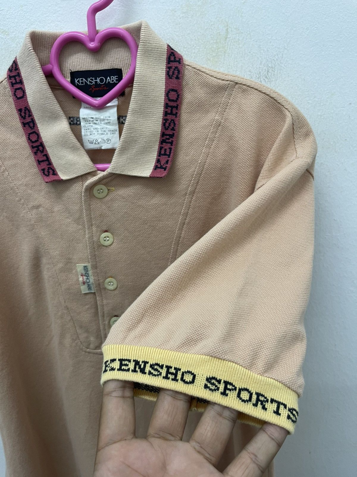 Kensho Abe Rare Vintage KENSHO ABE SPORTS Made in Japan Polo Size US S / EU 44-46 / 1 - 3 Thumbnail