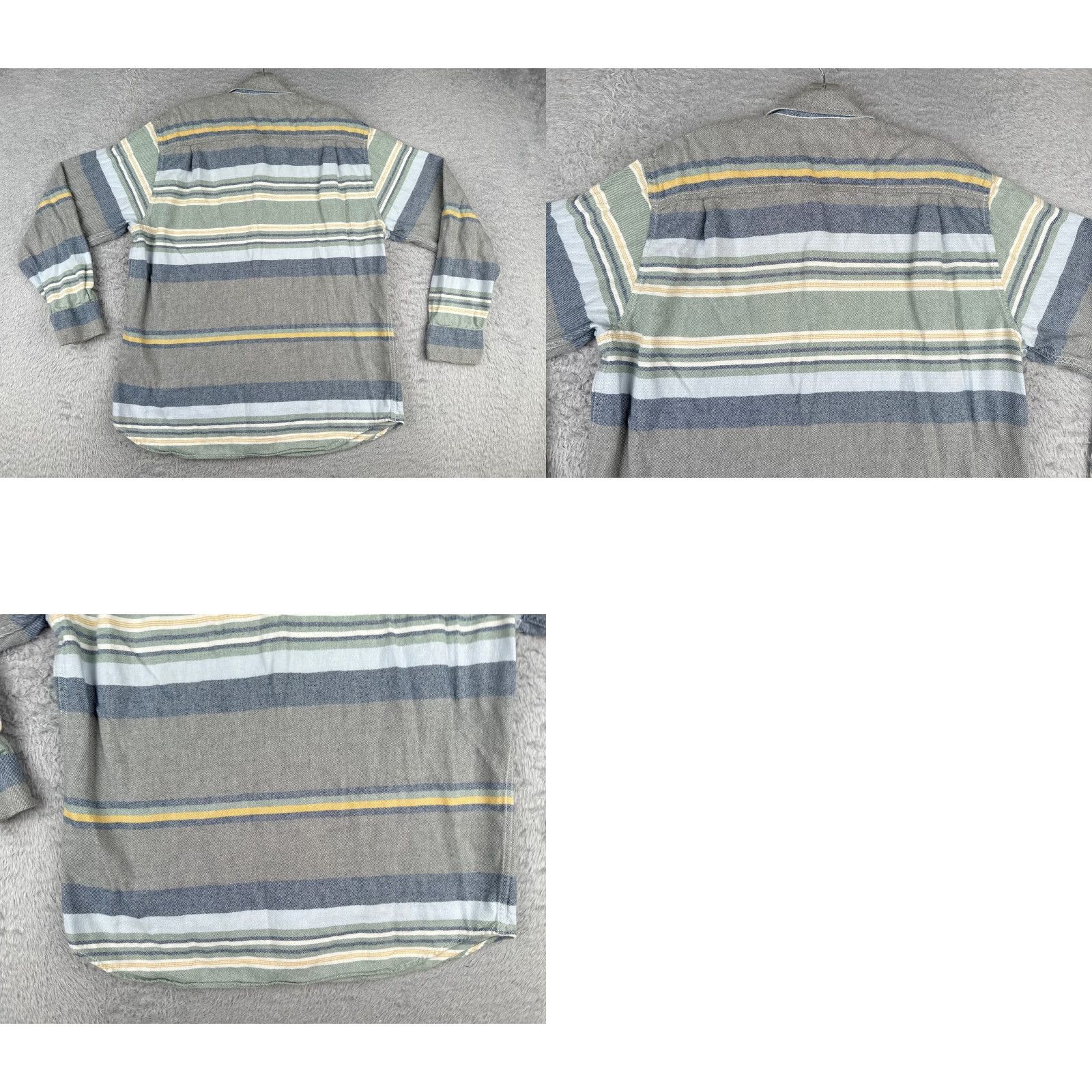 Tommy Bahama Tommy Bahama Shirt Men Medium Gray Blue Stripe Long Sleeve Button-Up Casual, Travel, Resort, Aloha, Beach, Hawaiian Pattern D 0 Size US M / EU 48-50 / 2 - 9 Thumbnail