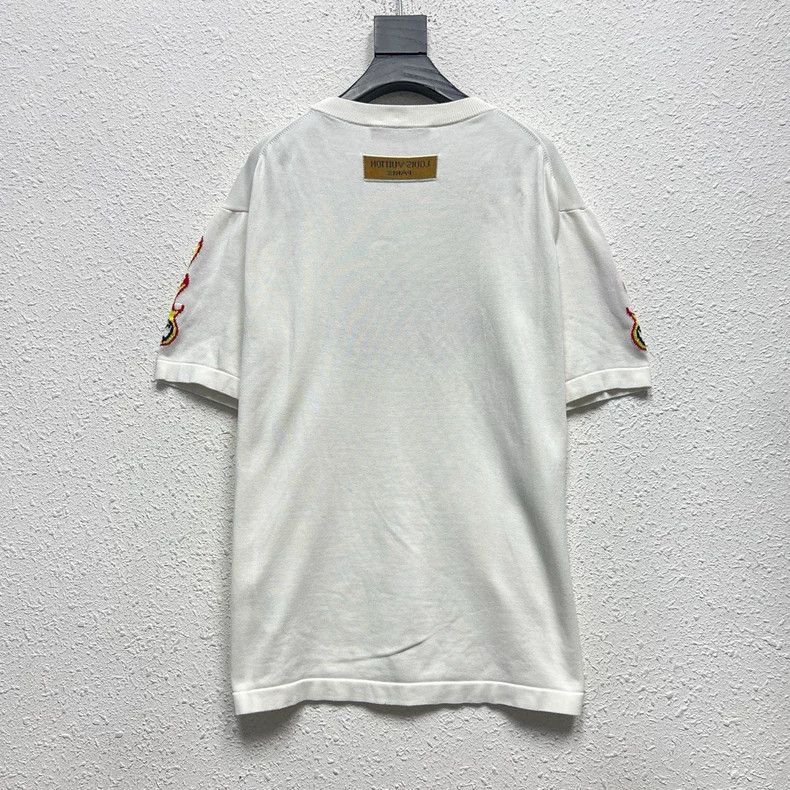 Louis Vuitton Louis Vuitton Flame Logo Short Sleeve TShirt-2506 Size US XXL / EU 58 / 5 - 2 Thumbnail