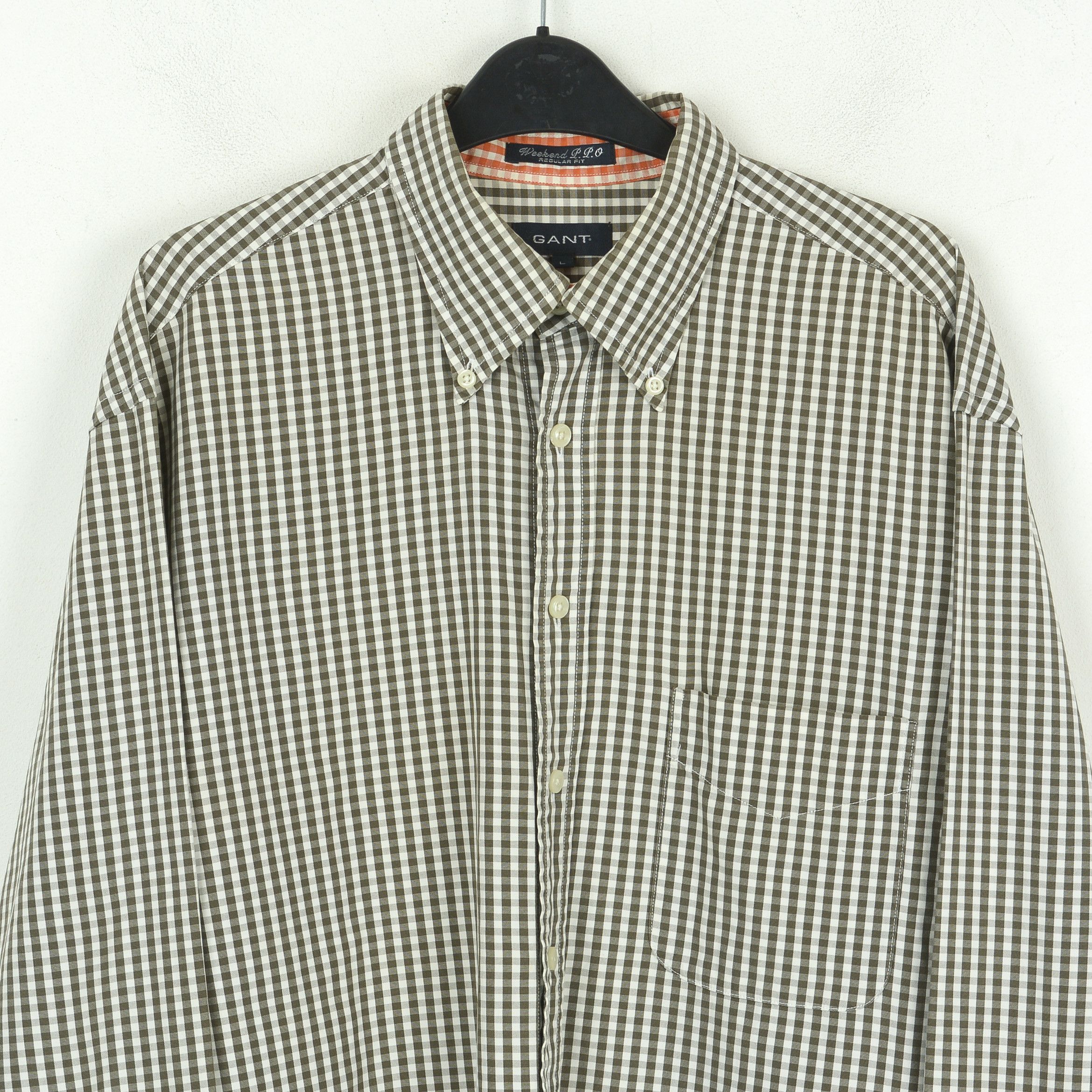 Gant Men Casual Shirt Check Oxford Long Sleeve Formal Regular Top Size US L / EU 52-54 / 3 - 2 Thumbnail