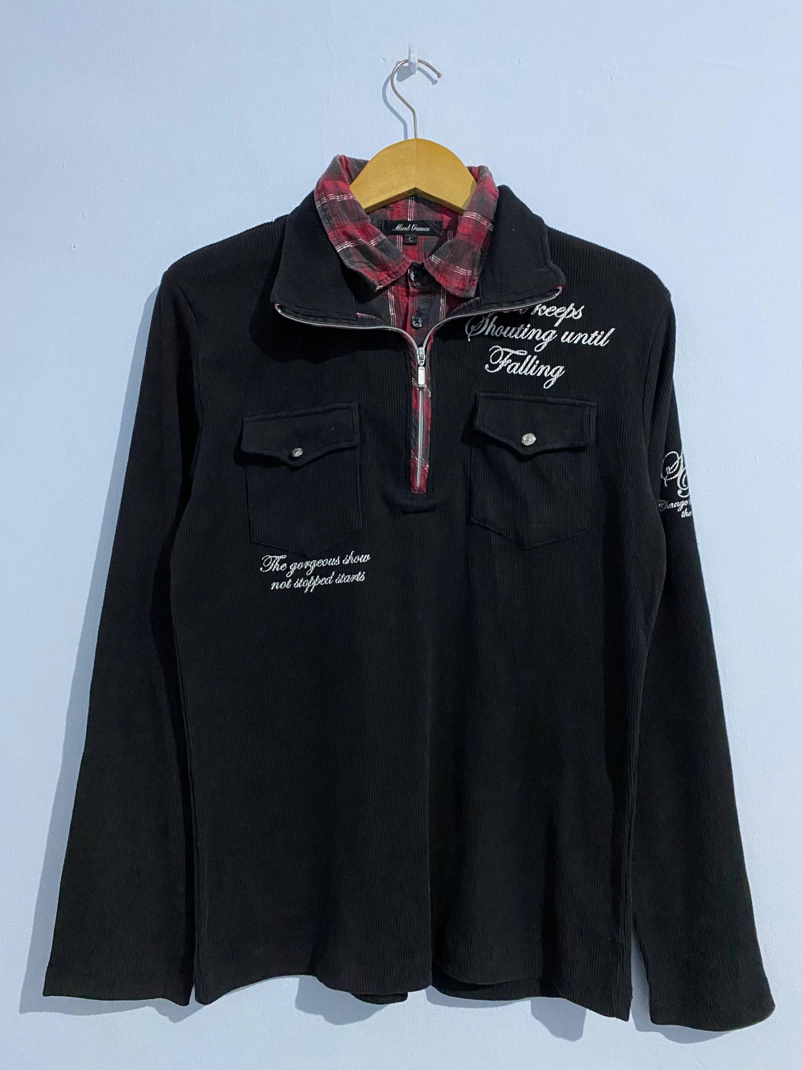 Japanese Brand Japanese mind games cross double layer Size US M / EU 48-50 / 2 - 1 Thumbnail