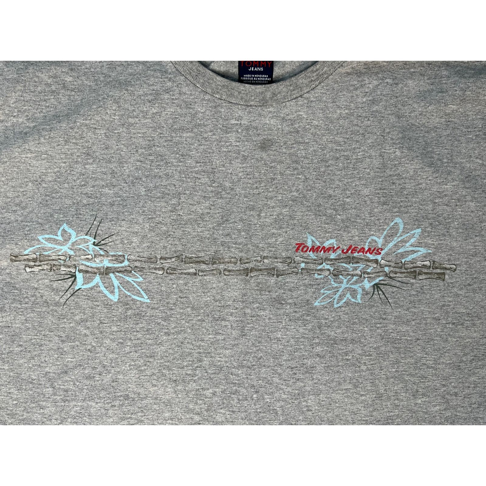 Tommy Hilfiger × Vintage Vintage Y2K Tommy Hilfiger Jeans Tropical T-shirt XL Size US XL / EU 56 / 4 - 3 Thumbnail