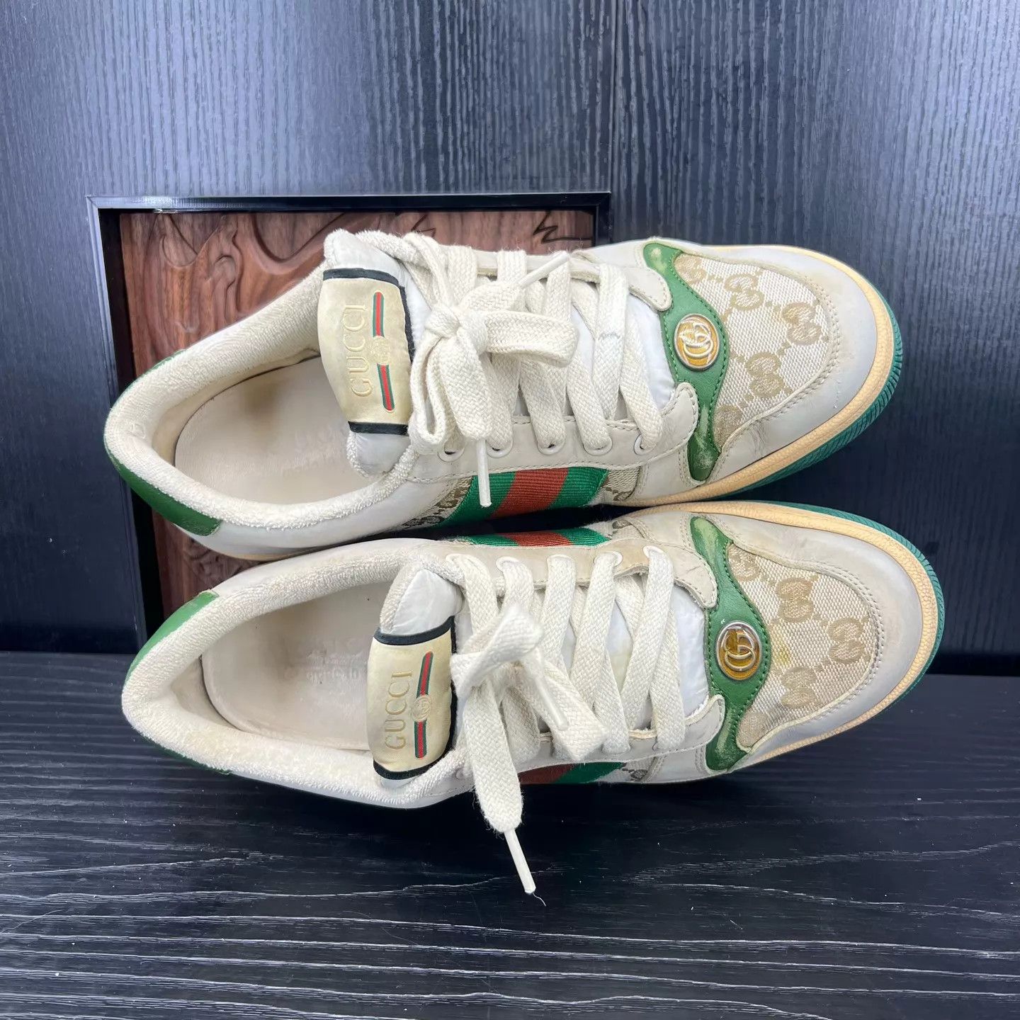 Gucci Gucci Gray Green Dirty Sneakers UK6 / 40 Size US 7 / EU 40 - 8 Thumbnail
