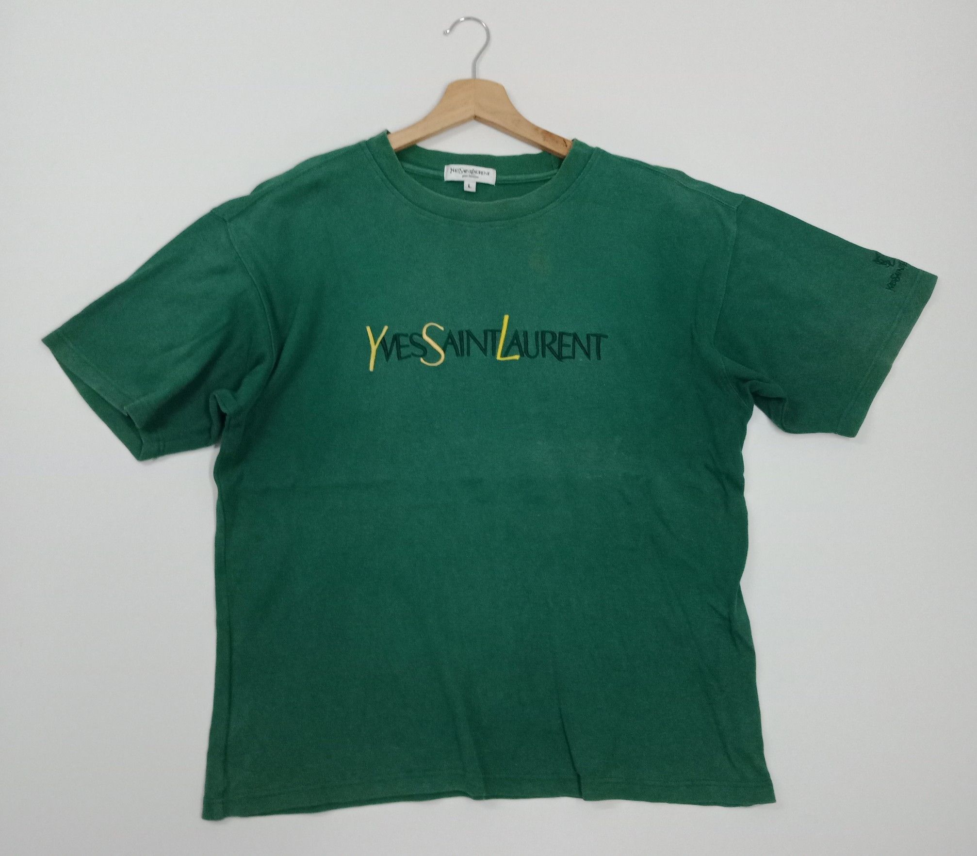 Yves Saint Laurent Yves Saint Laurent Spell Out Embroid #C Size US L / EU 52-54 / 3 - 1 Thumbnail