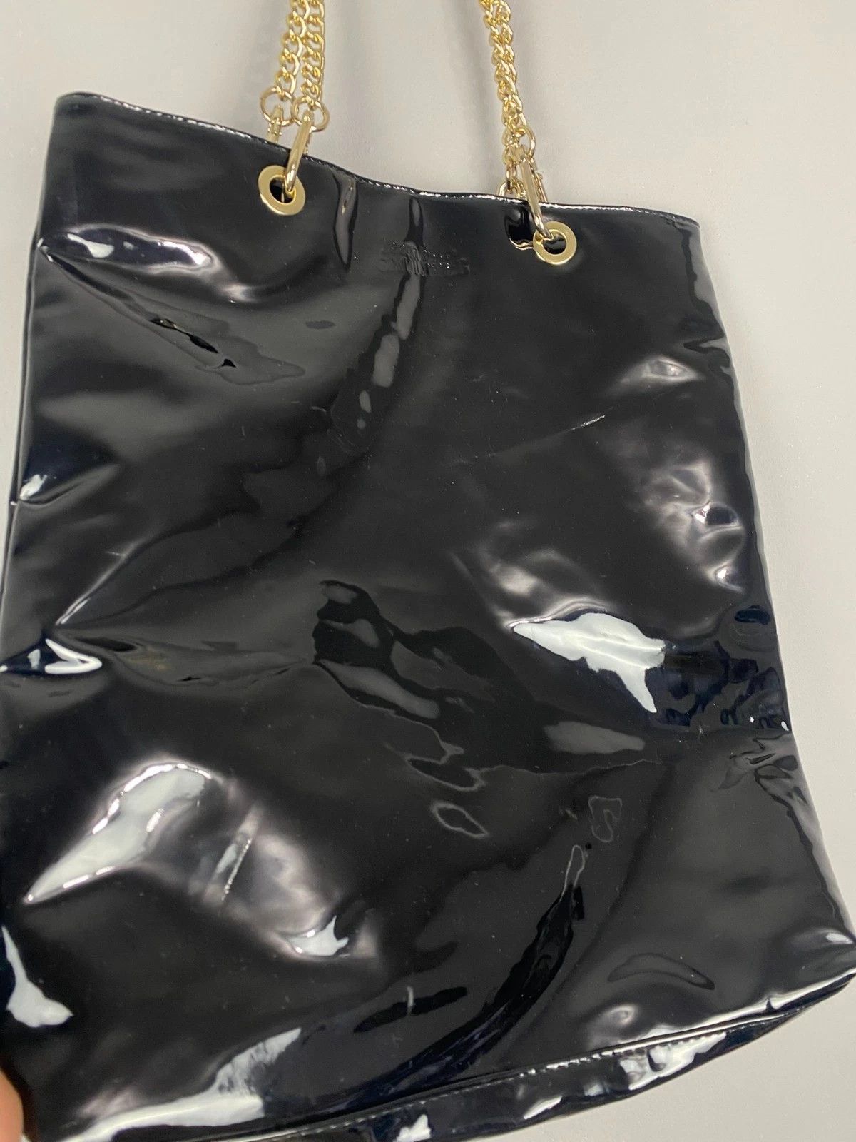 Jean Paul Gaultier Jean Paul Gaultier Parfum Lack Schwarz Shopper Tragetasche Size ONE SIZE - 3 Thumbnail
