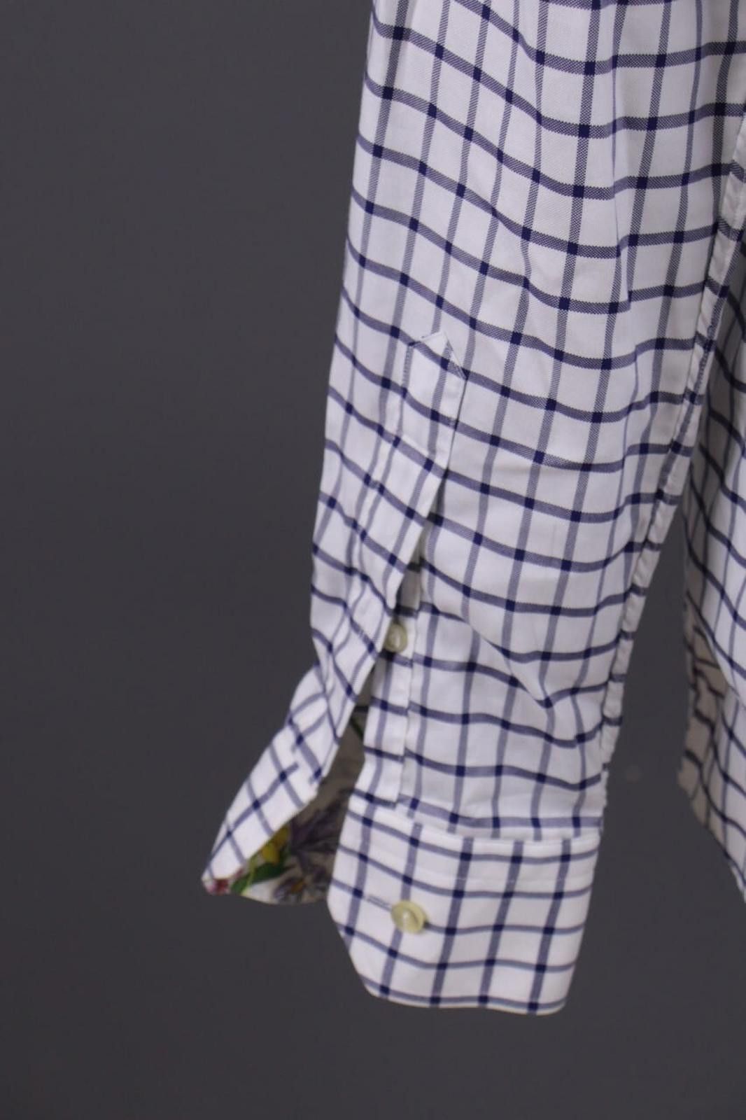 Eton Eton Contemporary Fit White Check Shirt Size 42 / 16 Size US M / EU 48-50 / 2 - 11 Thumbnail
