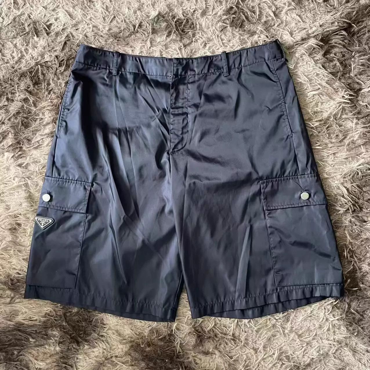 Prada Prada Triangle Logo Work Shorts 50 New Waist 96 Length 59 Size US 34 / EU 50 - 1 Thumbnail