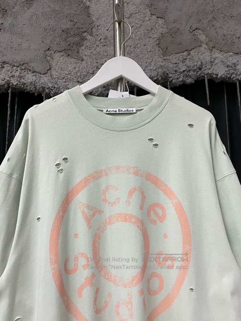 Acne Studios Acne Studios Distressed Short Sleeve Top Size US S / EU 44-46 / 1 - 3 Thumbnail
