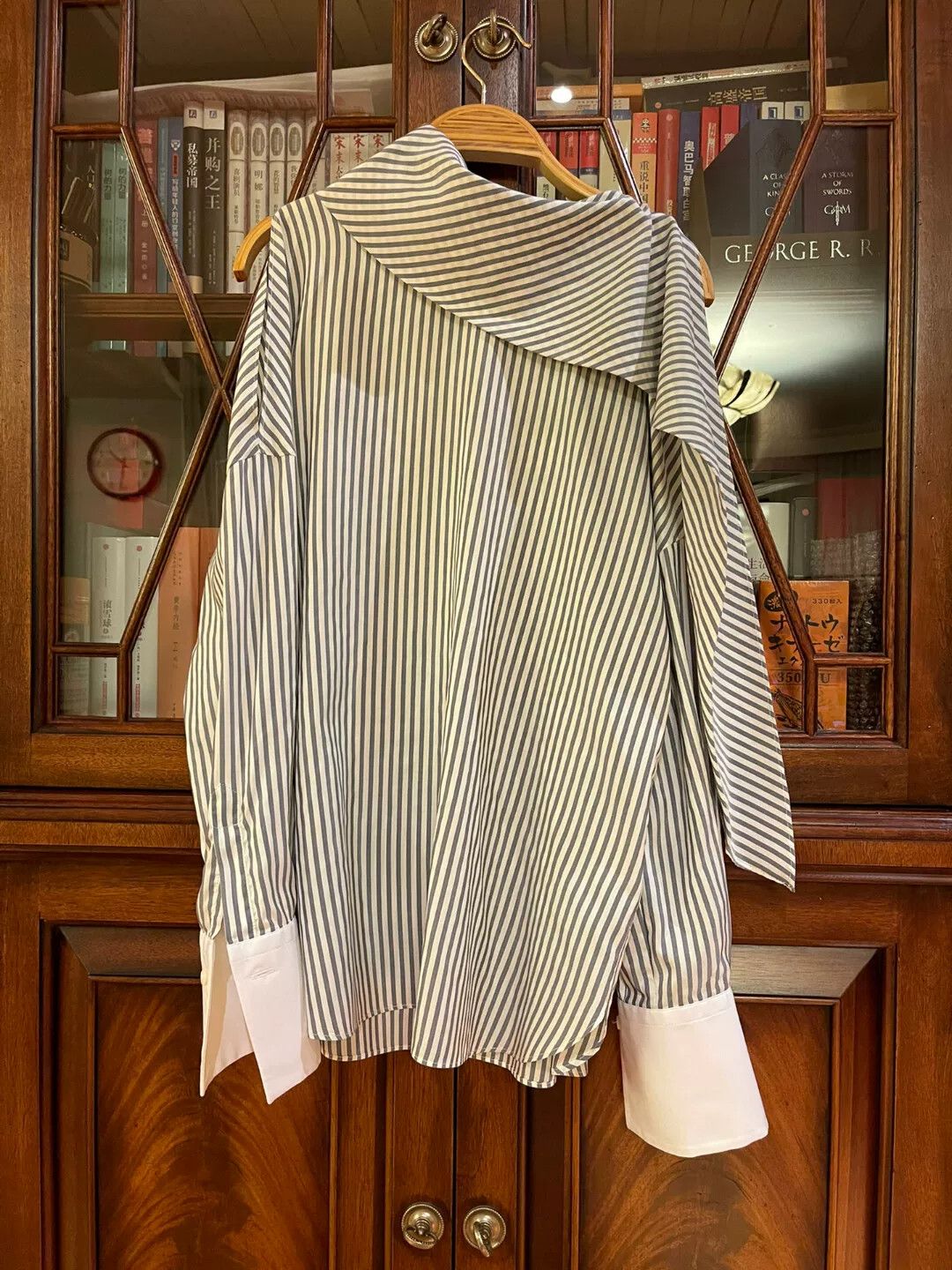 Brunello Cucinelli Silk Cold Shoulder Blouse