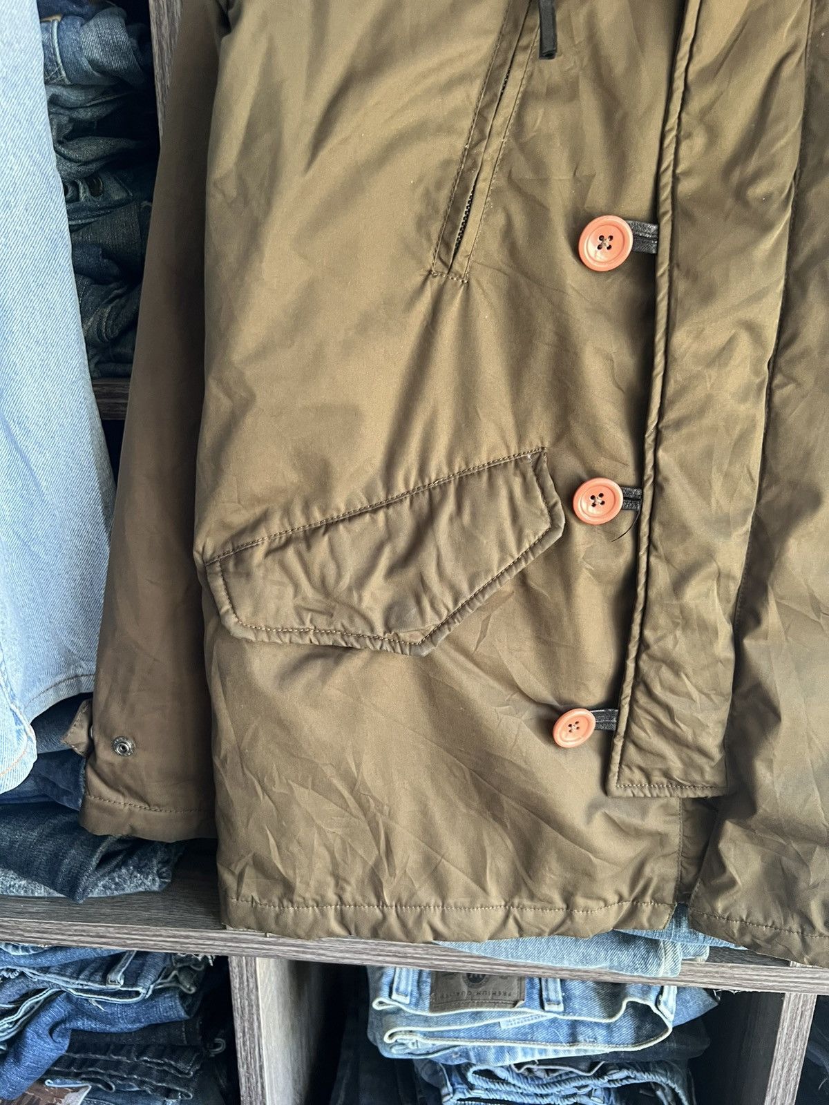 SHIPS 🔥Ships Double Zip Quilted Jacket Size US M / EU 48-50 / 2 - 7 Thumbnail