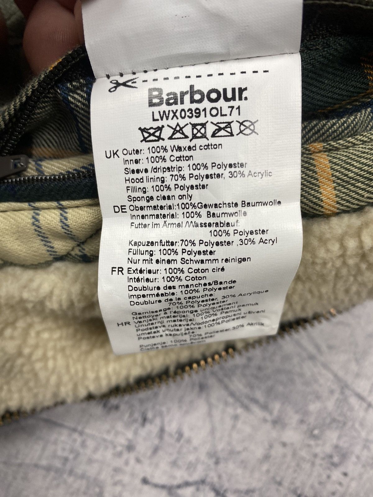 Barbour Vintage Barbour Uplands Duffle Wax Tartan Coat Jacket Size M / US 6-8 / IT 42-44 - 19 Thumbnail