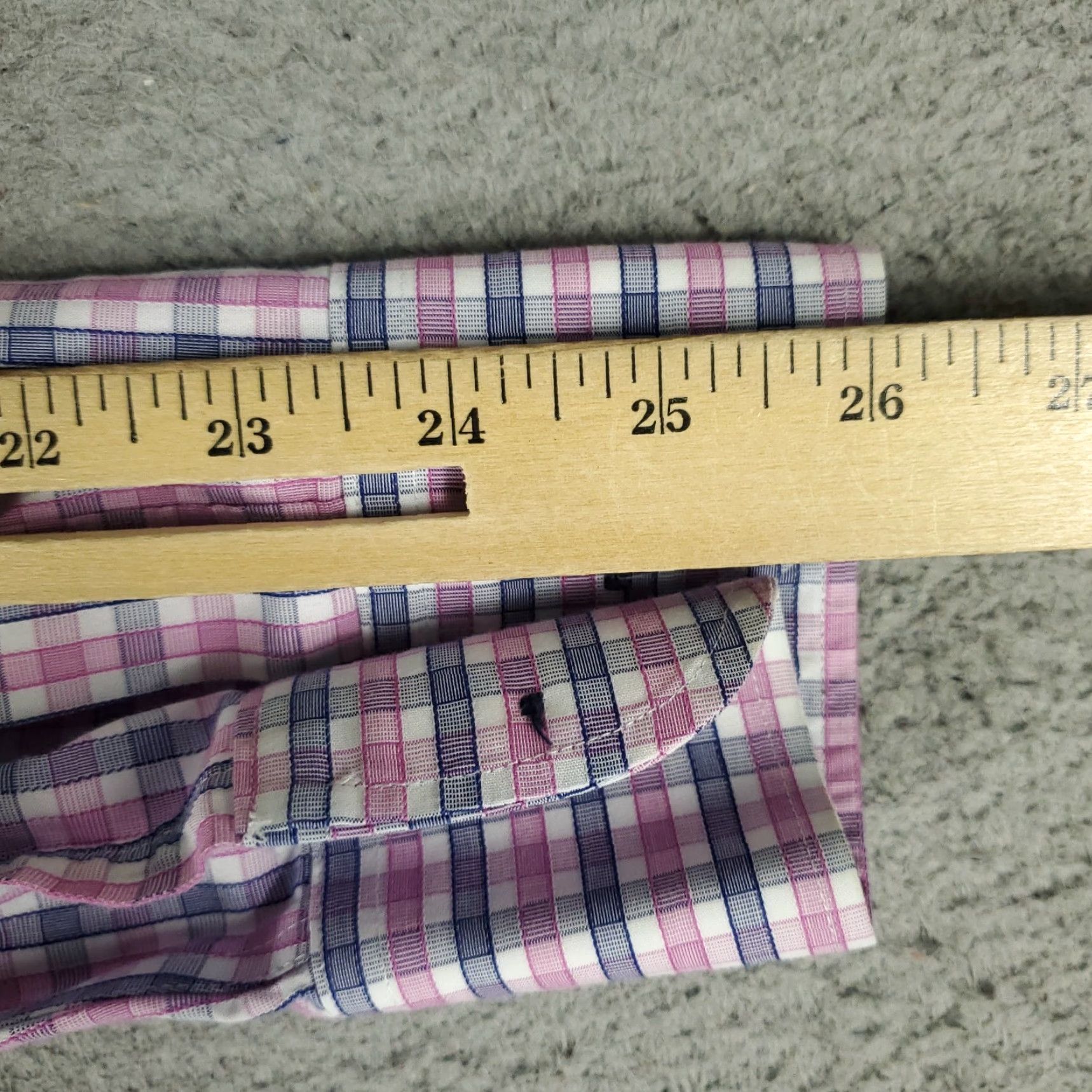 UNTUCKit UNTUCKit Shirt Mens L Pink Plaid Slim Fit Button Up Long Sleeve Cardigan? Size US L / EU 52-54 / 3 - 6 Thumbnail