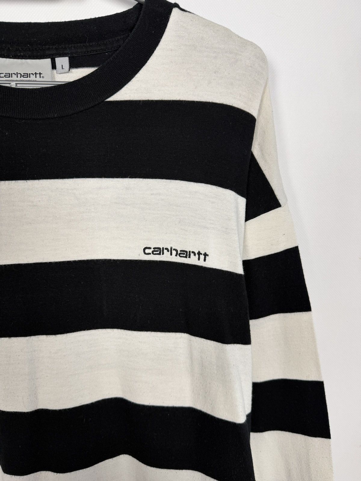 Carhartt Carhartt Long Sleeve Roslyn Striped Pullover Vintage Size L Size US L / EU 52-54 / 3 - 6 Thumbnail