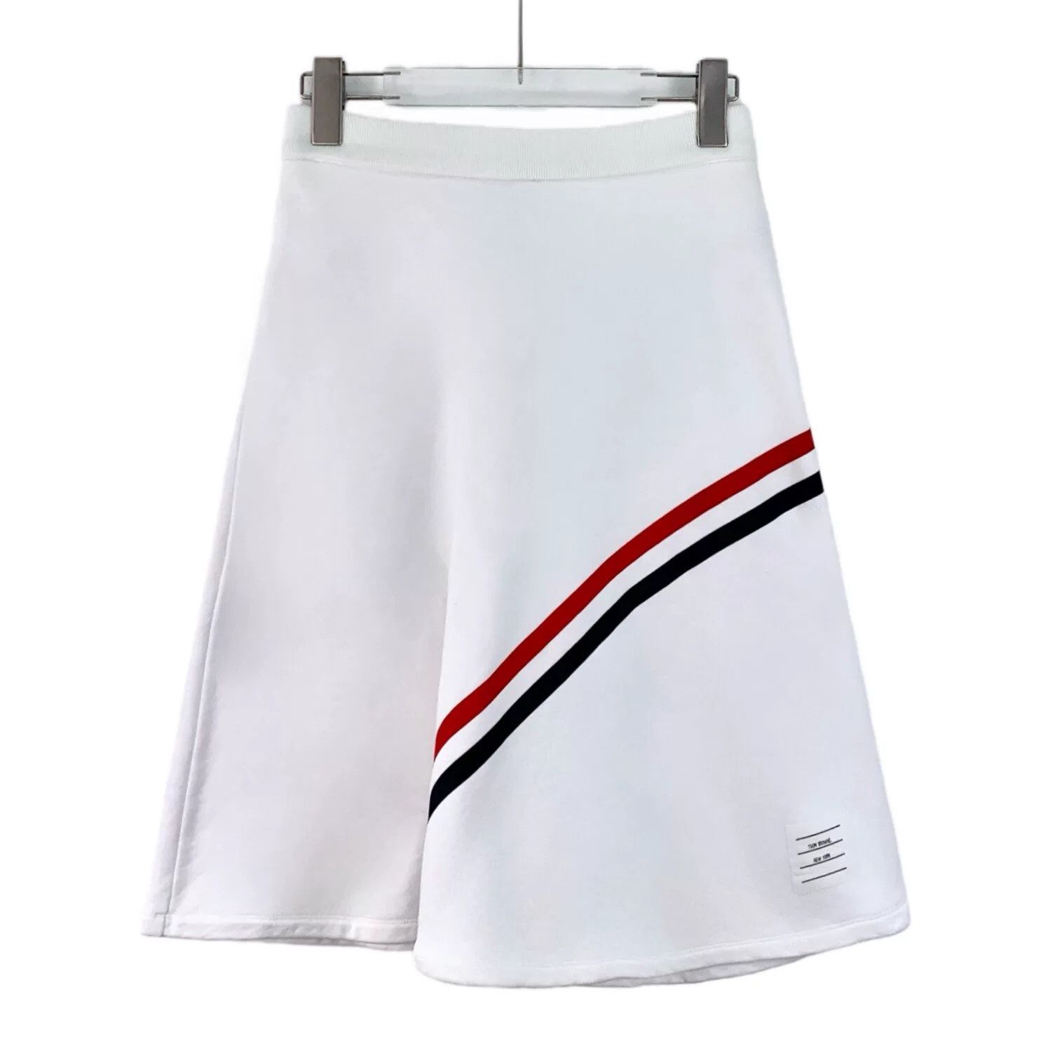 Thom Browne thom browne white striped cotton skirt Size 28" / US 6 / IT 42 - 1 Thumbnail
