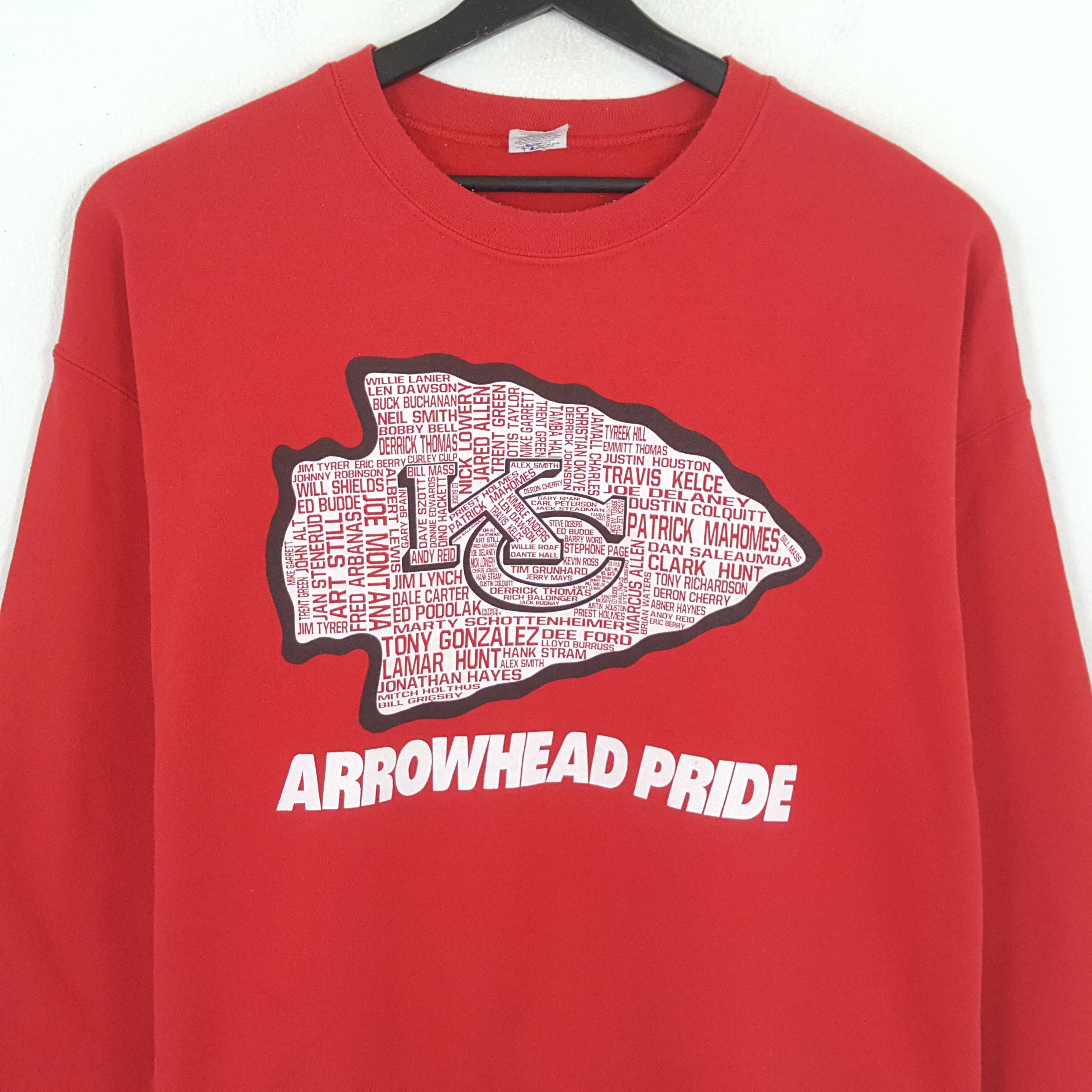 NFL × Vintage ARROWHEAD PRIDE NFL Football Team Sweatshirt Size US XL / EU 56 / 4 - 2 Thumbnail