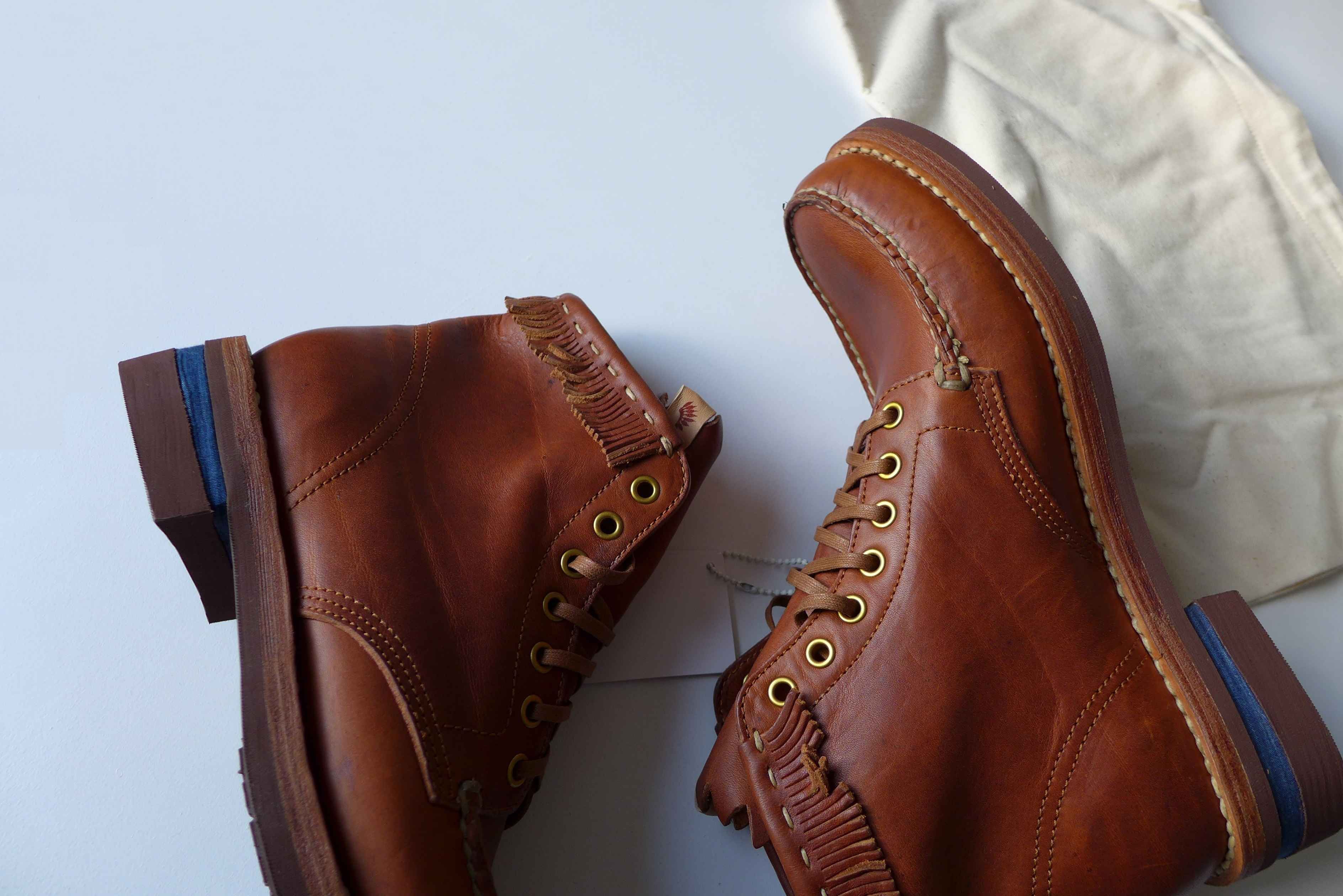 Visvim Visvim FW16 Blackfoot MocToe Boots-Folk -- Brown Leather Size US 9.5 / EU 42-43 - 9 Thumbnail