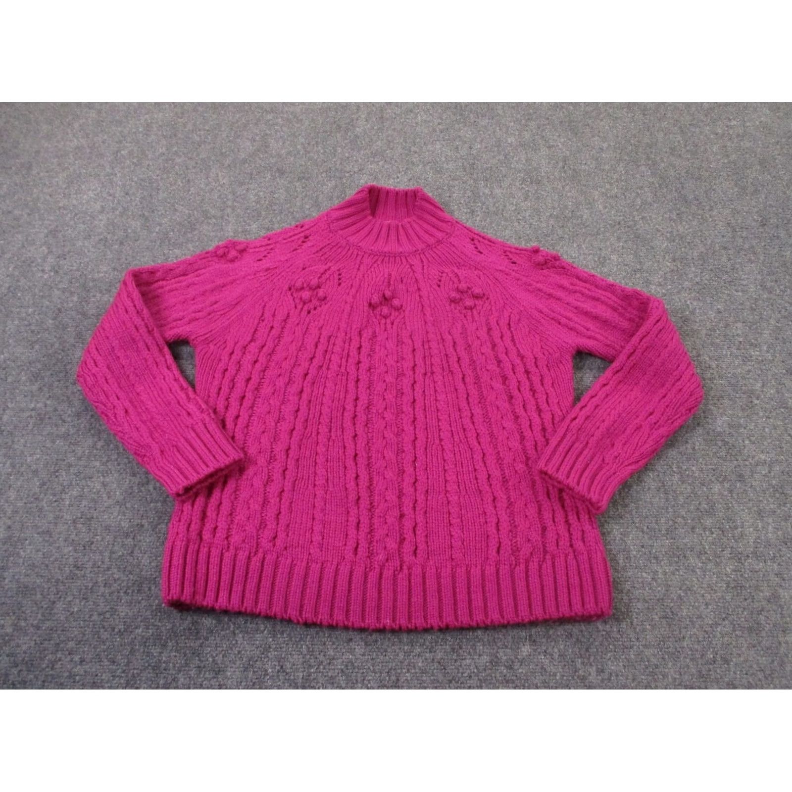Vintage VINTAGE La Maille Sezane Sweater Womens S Wool Chunky Cable Knit Pullover Classic Size S / US 4 / IT 40 - 2 Thumbnail