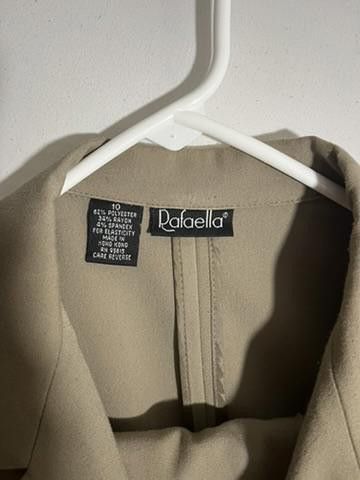 Other Rafaella Women's Classic Beige Blazer - Size 10 Size L / US 10 / IT 46 - 2 Thumbnail