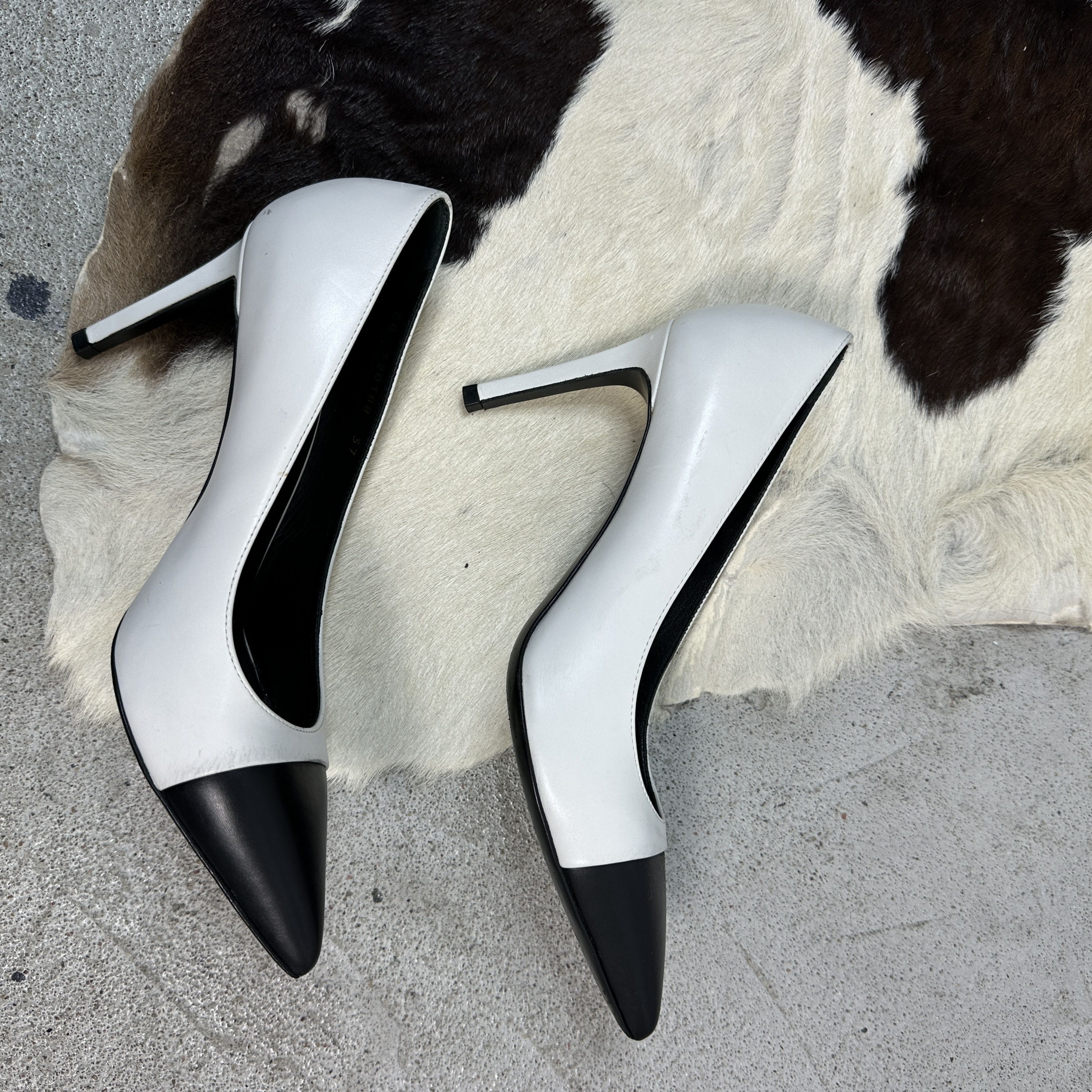 Saint Laurent Paris × Vintage Saint Laurent Paris Heels Size US 6 / IT 36 - 5 Thumbnail
