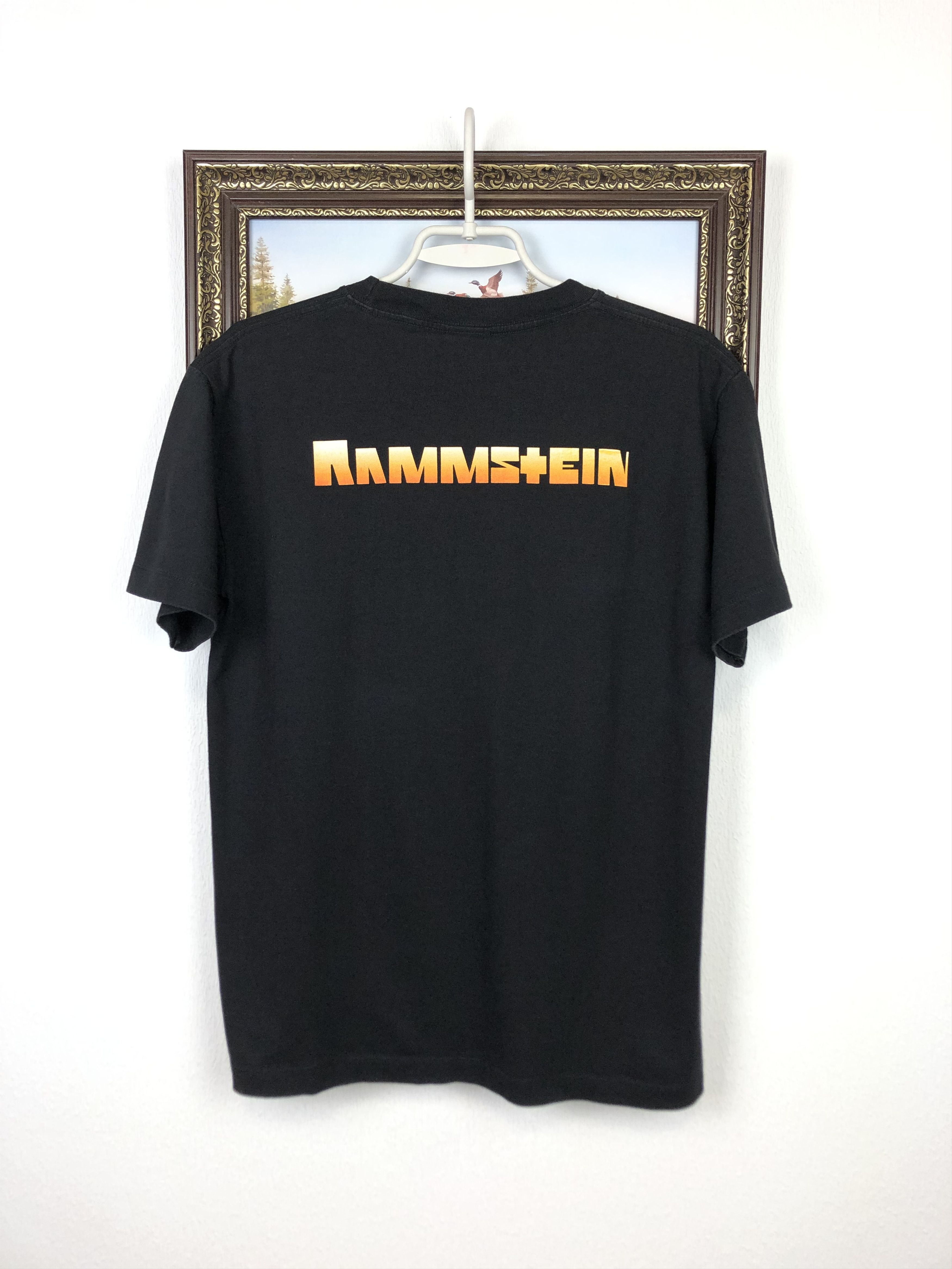 Vintage Vintage Rammstein Band Shirt Over Print Tee Big Logo Y2K Size US M / EU 48-50 / 2 - 6 Thumbnail