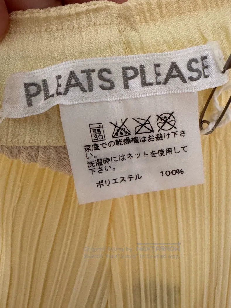 Issey Miyake Issey Miyake Yellow Tank Top Size L / US 10 / IT 46 - 8 Thumbnail