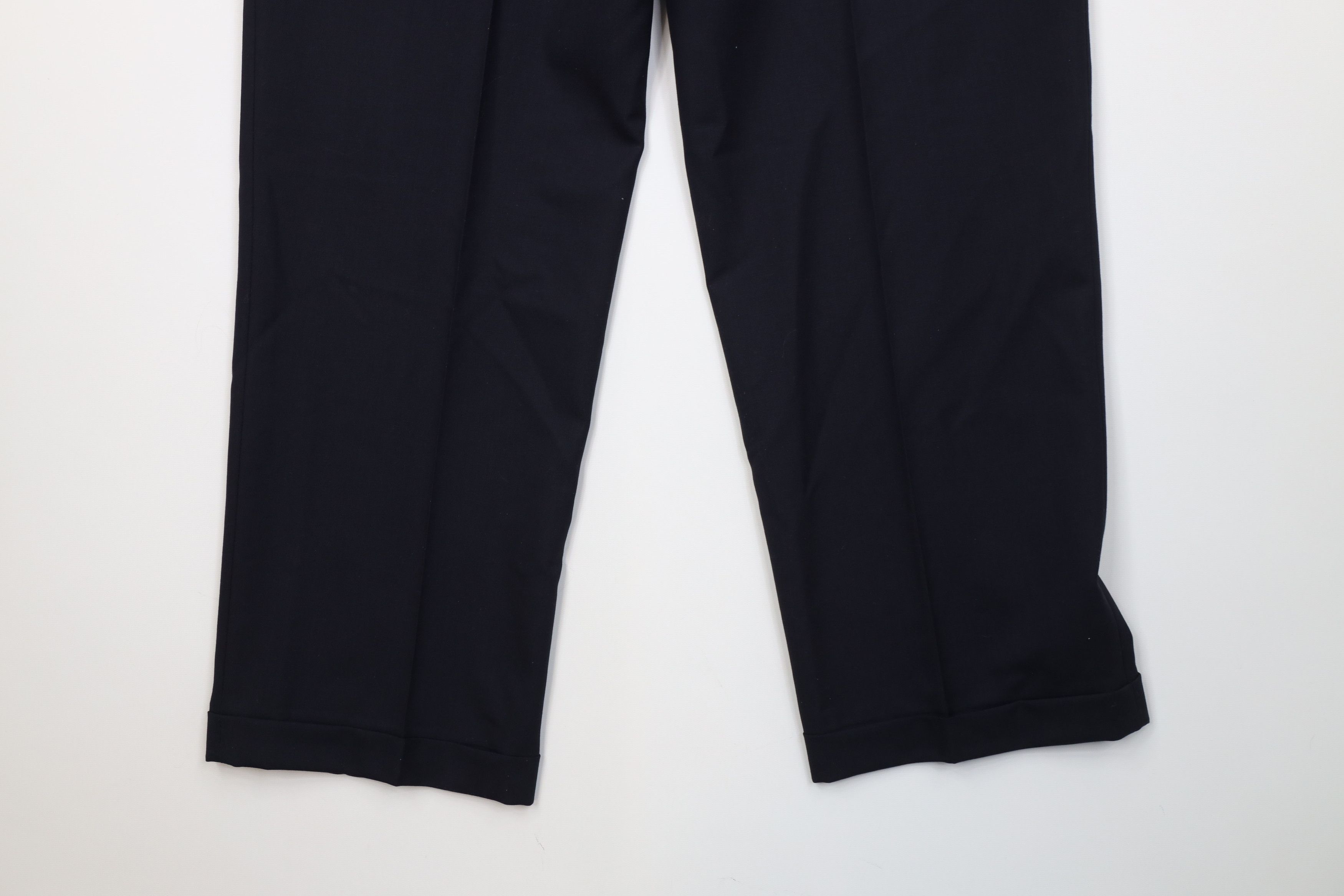 Vintage Vintage 90s Streetwear Virgin Wool Knit Wide Leg Chino Pants Size US 36 / EU 52 - 15 Thumbnail