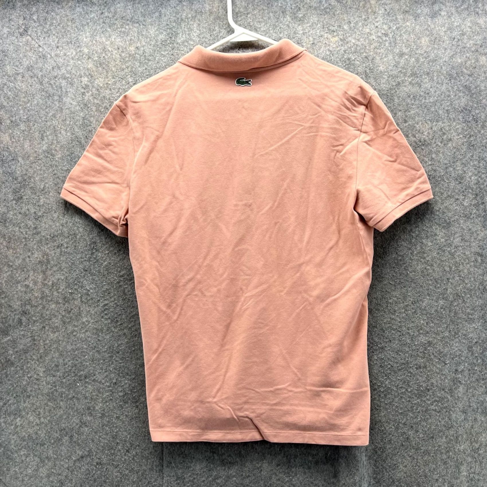 Lacoste VINTAGE Lacoste Polo Shirt Women Large Peach Orange Casual Cotton Slim Fit Preppy Logo Shirt Womens Boys Girls Mens Size L / US 10 / IT 46 - 2 Thumbnail