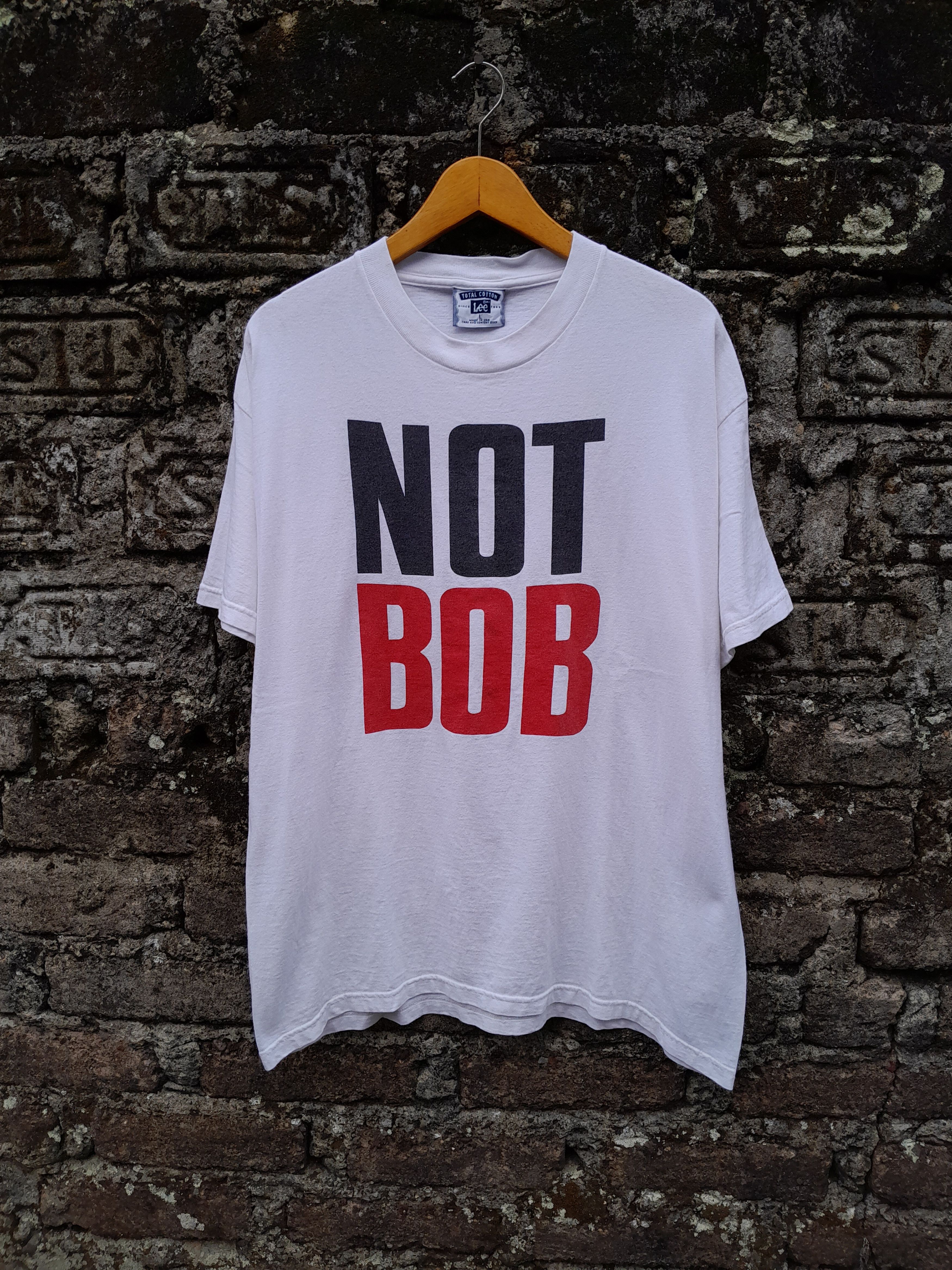 Rap Tees Vintage 90s NOT BOB t-shirt Size US L / EU 52-54 / 3 - 3 Thumbnail