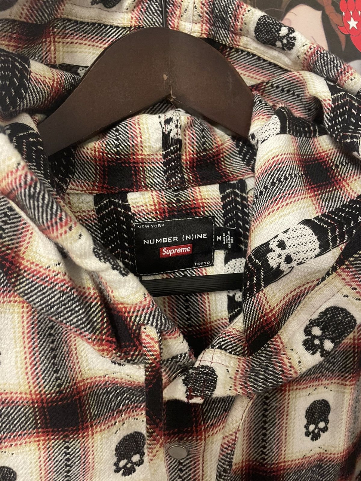 Supreme Number (N)ine Hooded Flannel Size US M / EU 48-50 / 2 - 2 Thumbnail