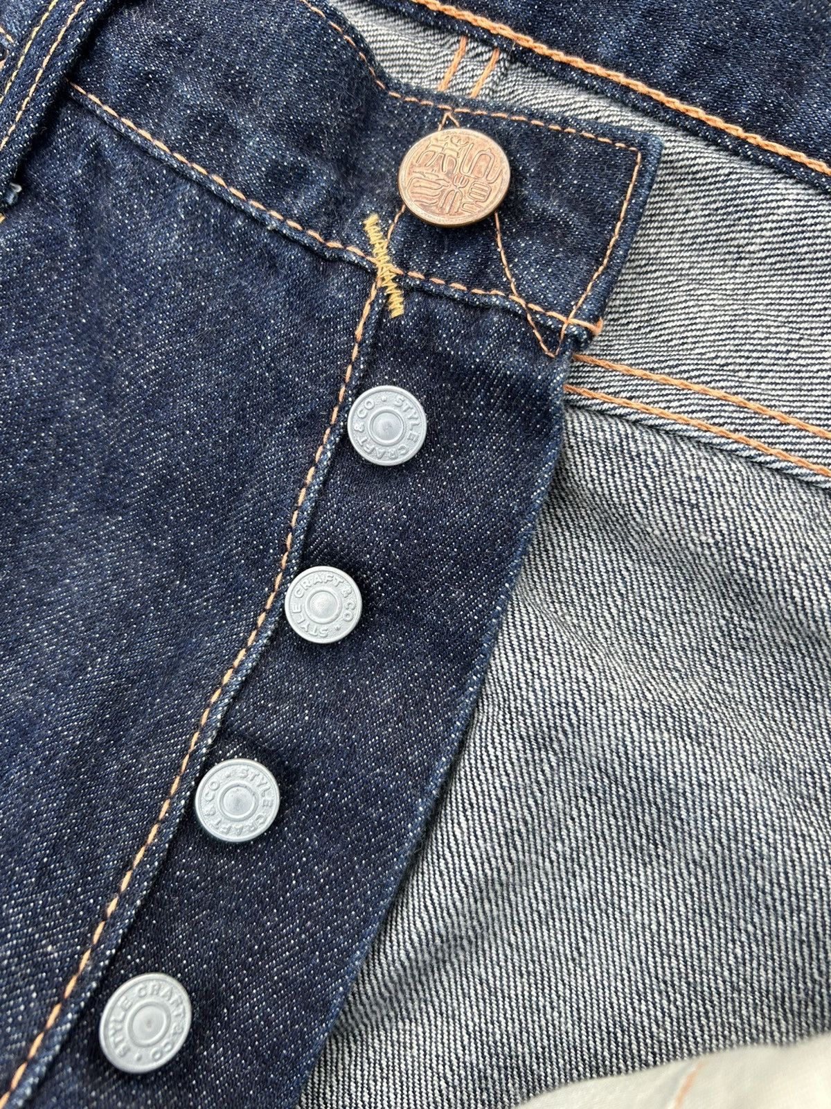 Evisu VINTAGE EVISU SELVEDGE MULTI POCKET DENIM JEAN MADE IN JAPAN Size US 32 / EU 48 - 16 Thumbnail