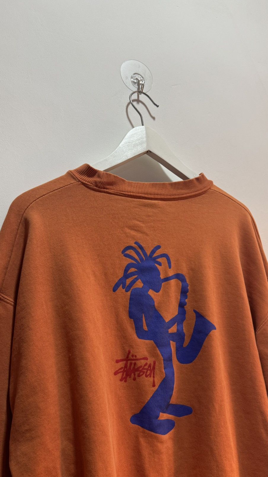 Stussy Vintage Stussy Saxophone Shadowman White Tag Size US L / EU 52-54 / 3 - 6 Thumbnail