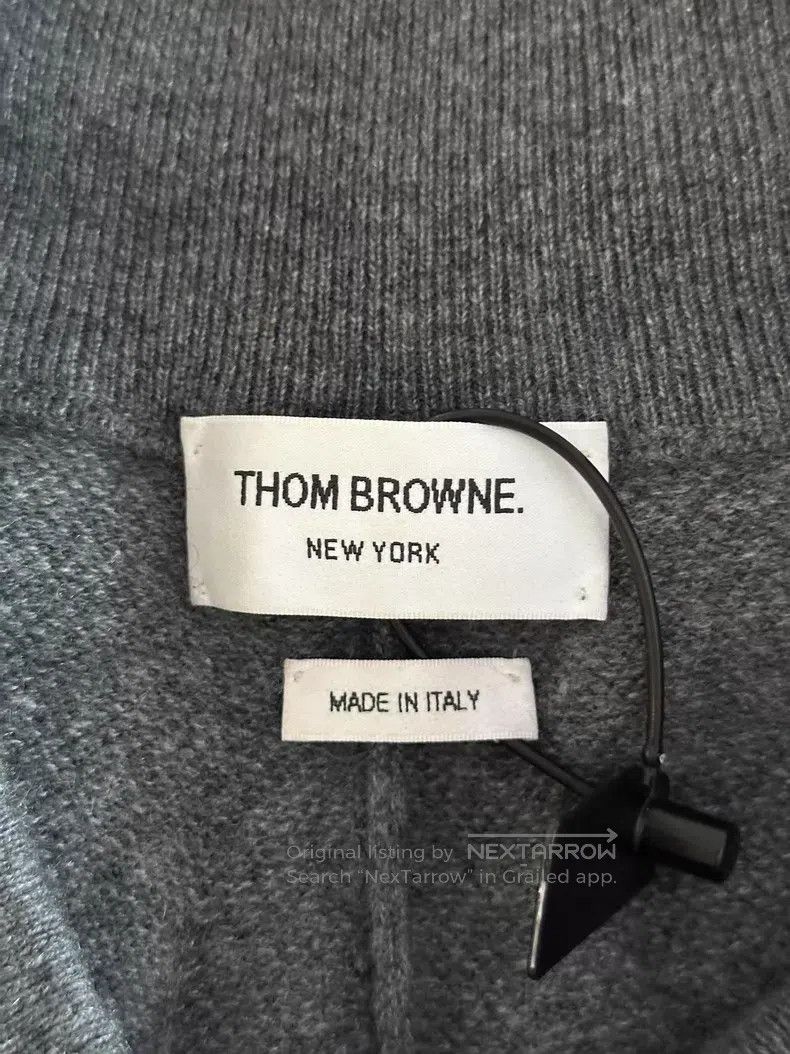 Thom Browne Thom Browne size 2 Grey Cashmere Sweatpants Size US 28 / EU 44 - 3 Thumbnail