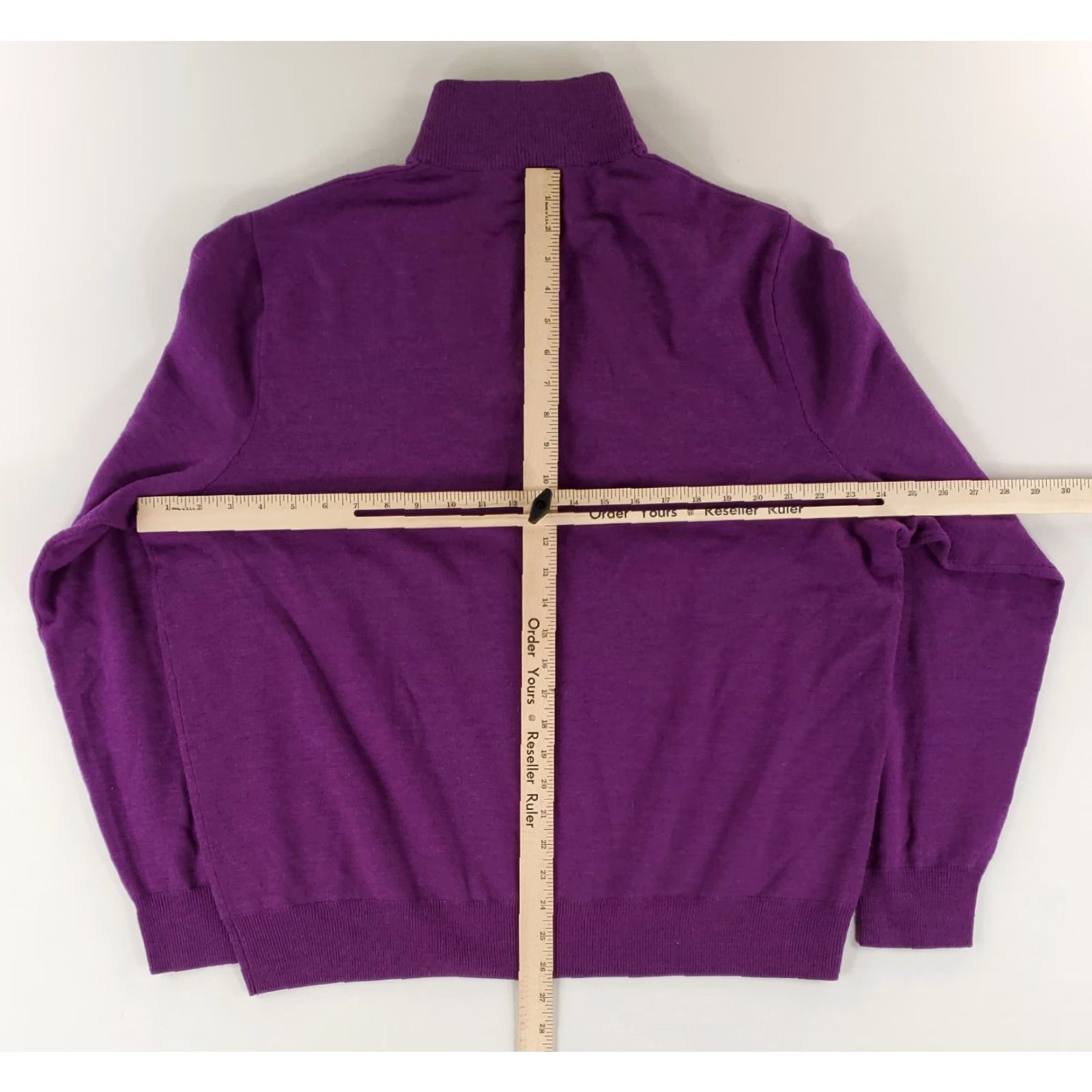 Polo Ralph Lauren Polo Ralph Lauren Polo Golf Sweater Merino Wool Purple 1/4 Zip Long Sleeve Mens XL Size US XL / EU 56 / 4 - 7 Thumbnail