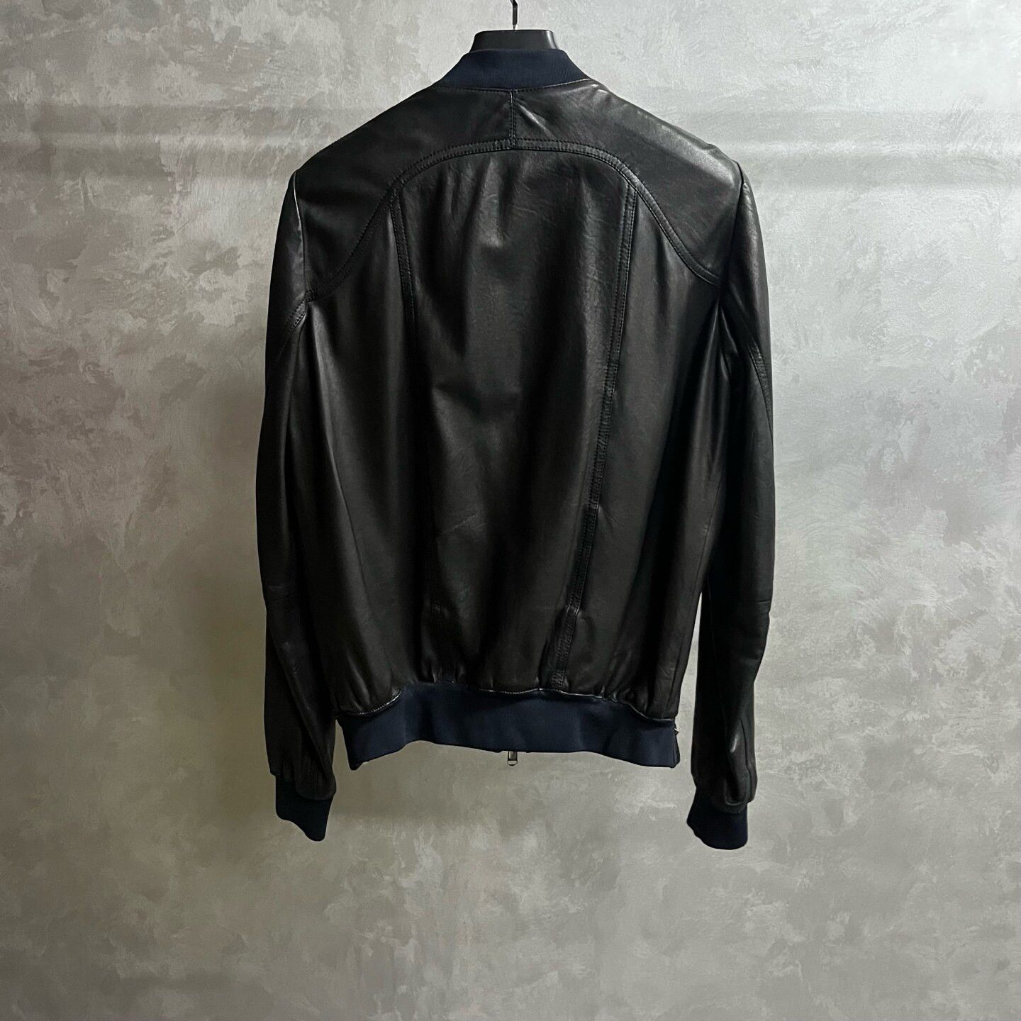 Saint Laurent Paris Saint Laurent Paris Solid-color leather jacket with a stan Size US M / EU 48-50 / 2 - 5 Thumbnail