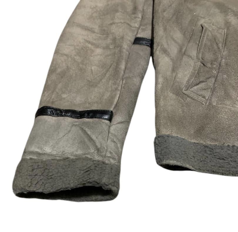 Katharine Hamnett London Vintage Katharine Hamnett London B3 Shearling Jacket Trashed Size US L / EU 52-54 / 3 - 4 Thumbnail