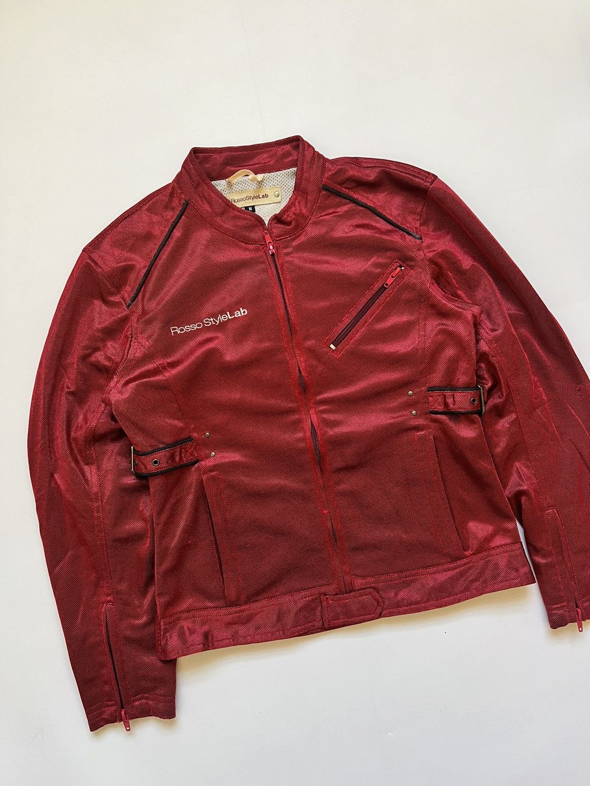 Japanese Brand Rosso Style Lab Riders Punk Jacket Size M / US 6-8 / IT 42-44 - 3 Thumbnail