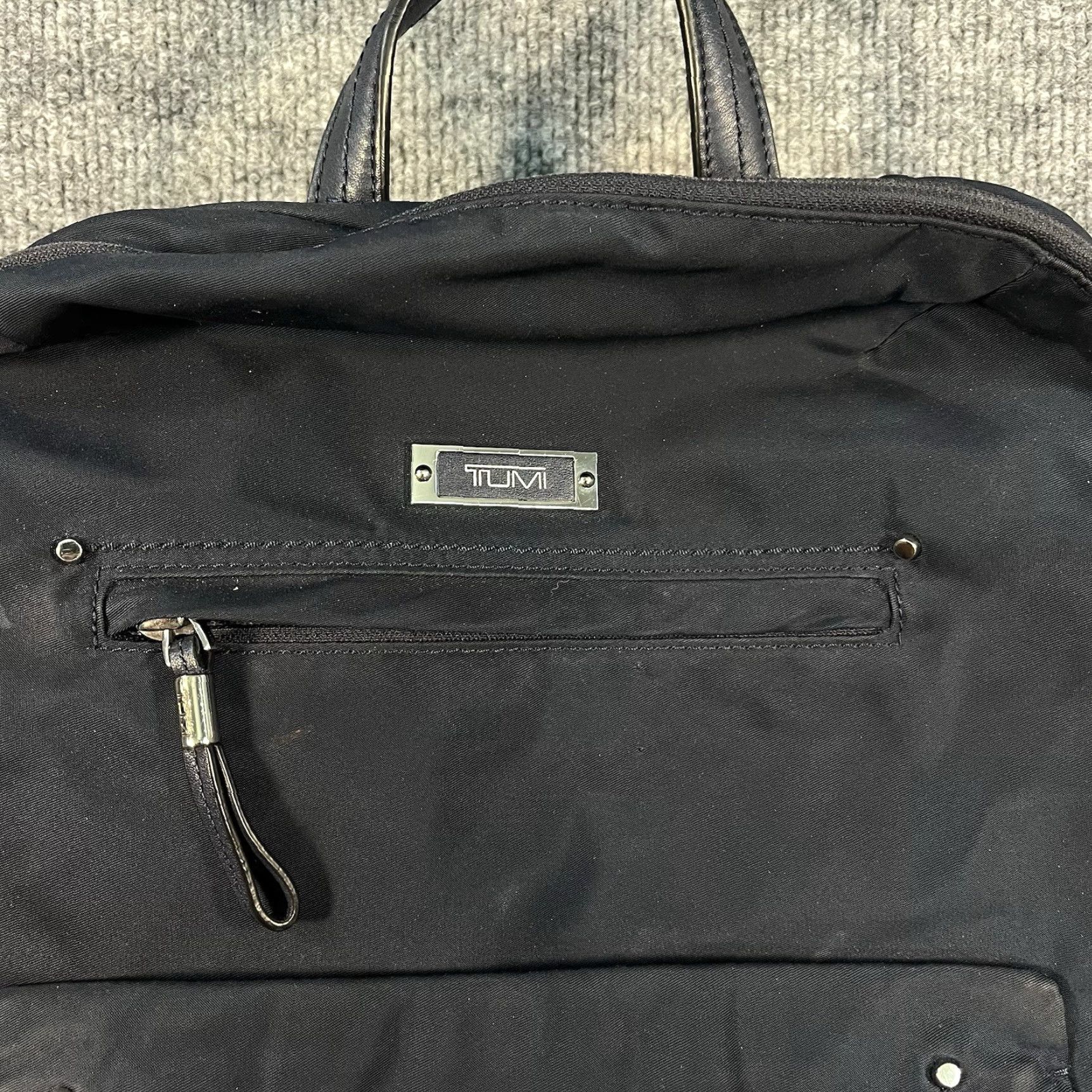 Tumi Tumi Voyageur Backpack Navy Blue Nylon Women T-pass Voyageur Solid Exterior Material Nylon Backpack Navy Blue Womens travel bags? Size ONE SIZE - 2 Thumbnail