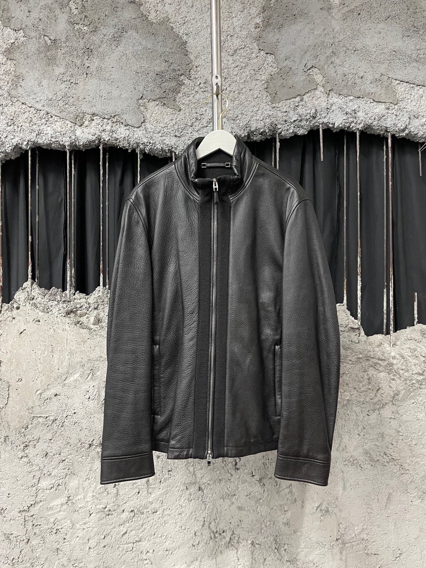 Ermenegildo Zegna Ermenegildo Zegna Leather Jacket Size US M / EU 48-50 / 2 - 1 Thumbnail