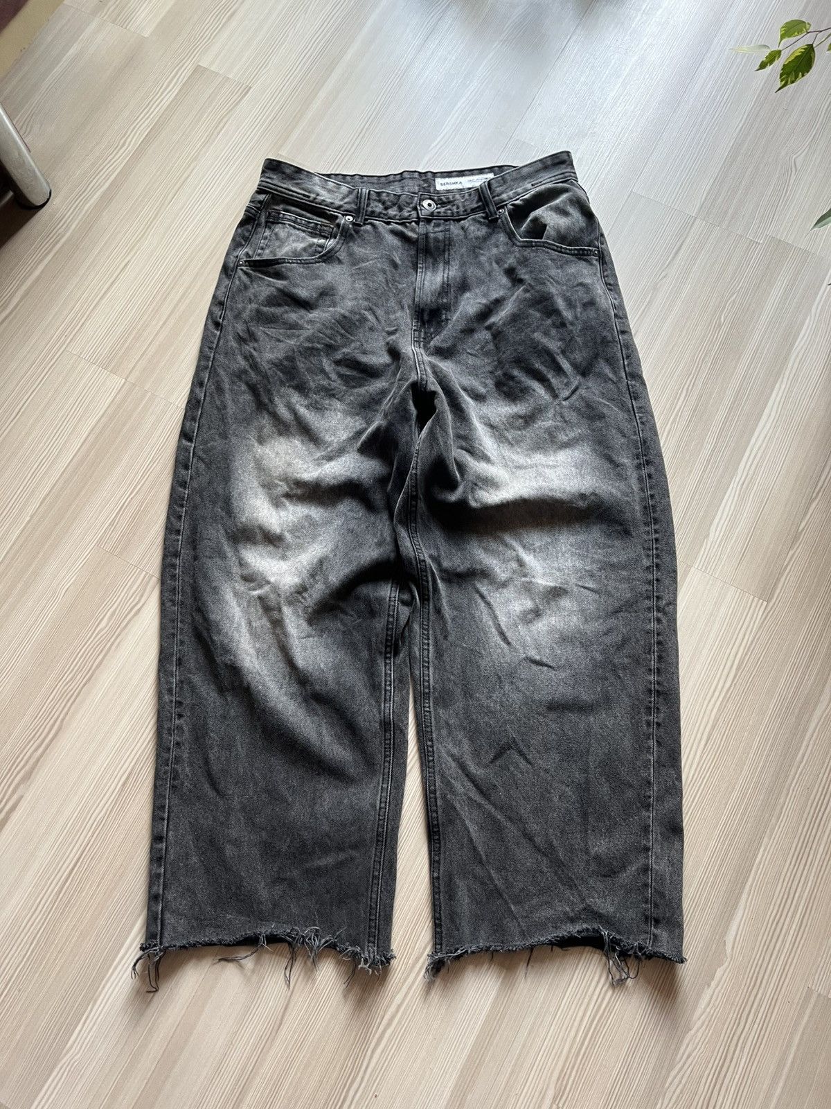 Other Vintage GREY baggy jeans jnco style Size US 34 / EU 50 - 1 Thumbnail