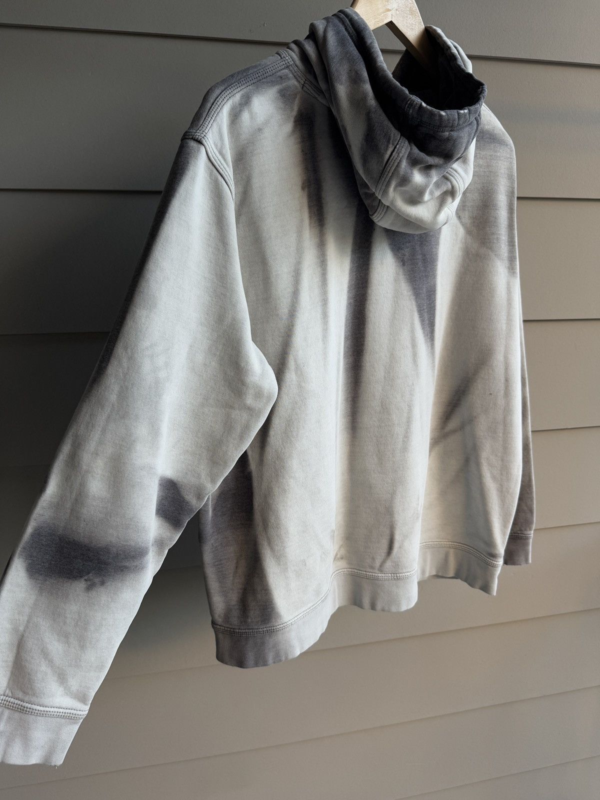 Vintage Thrashed Sun Faded Nike Hoodie Distressed Band Erd grunge Size US XL / EU 56 / 4 - 4 Thumbnail