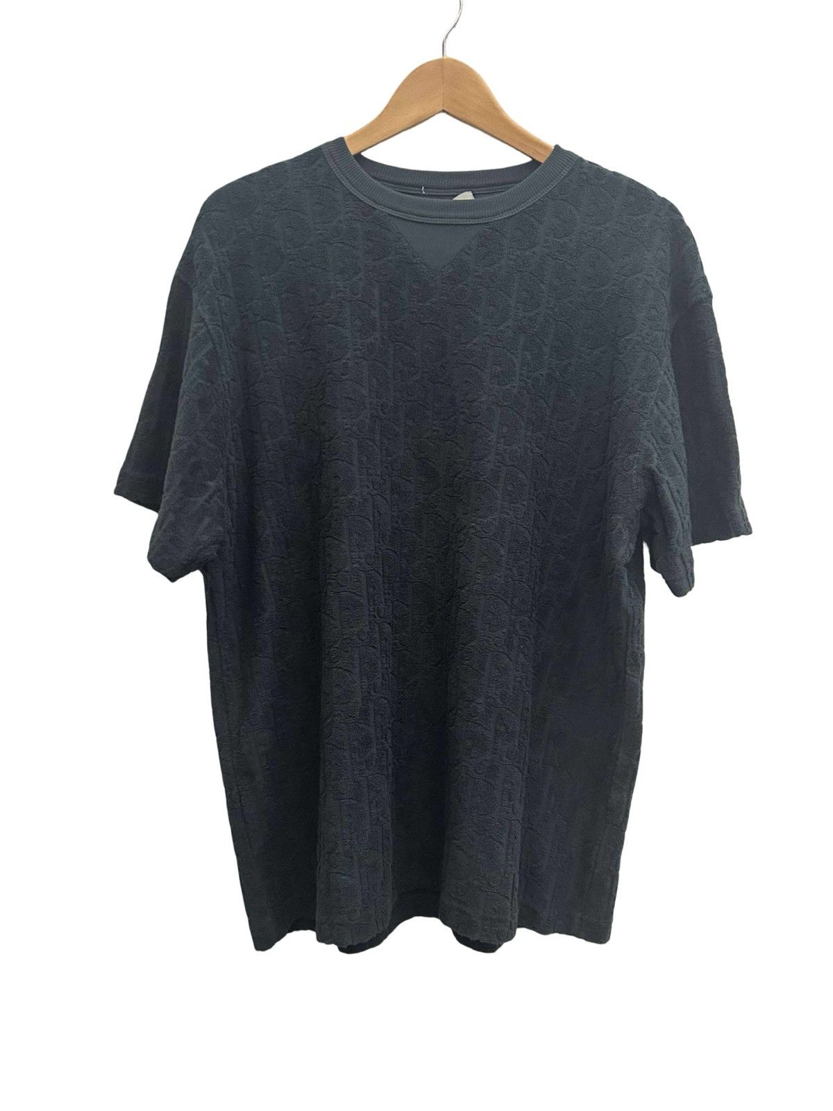 Dior Dior Navy Towel Tee Size US L / EU 52-54 / 3 - 1 Thumbnail