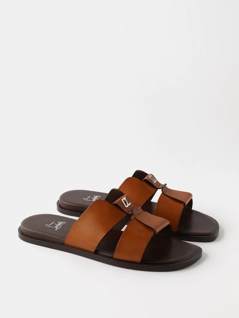 Christian Louboutin o1bcso1str1024 Loubi Be Flat in Brown Size US 9 / EU 42 - 3 Thumbnail
