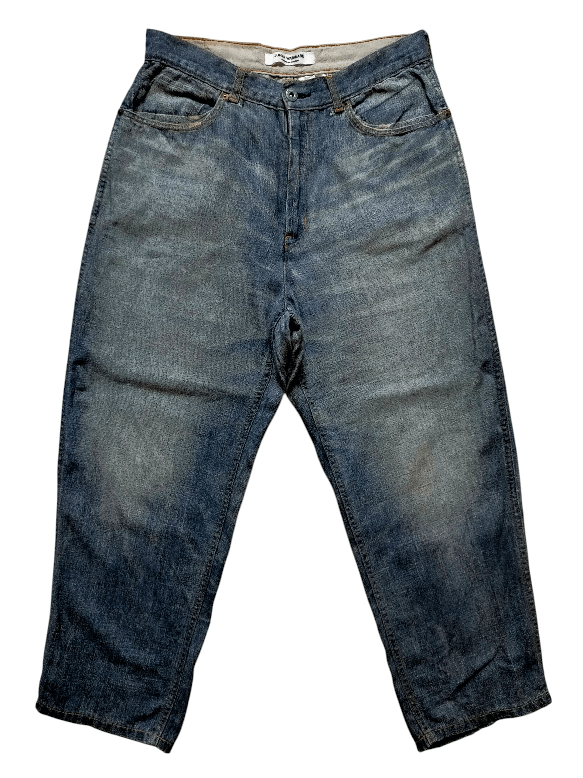 Junya Watanabe Junya Watanabe Comme des Garcons Wide Leg Baggy Denim Size US 31 - 2 Thumbnail
